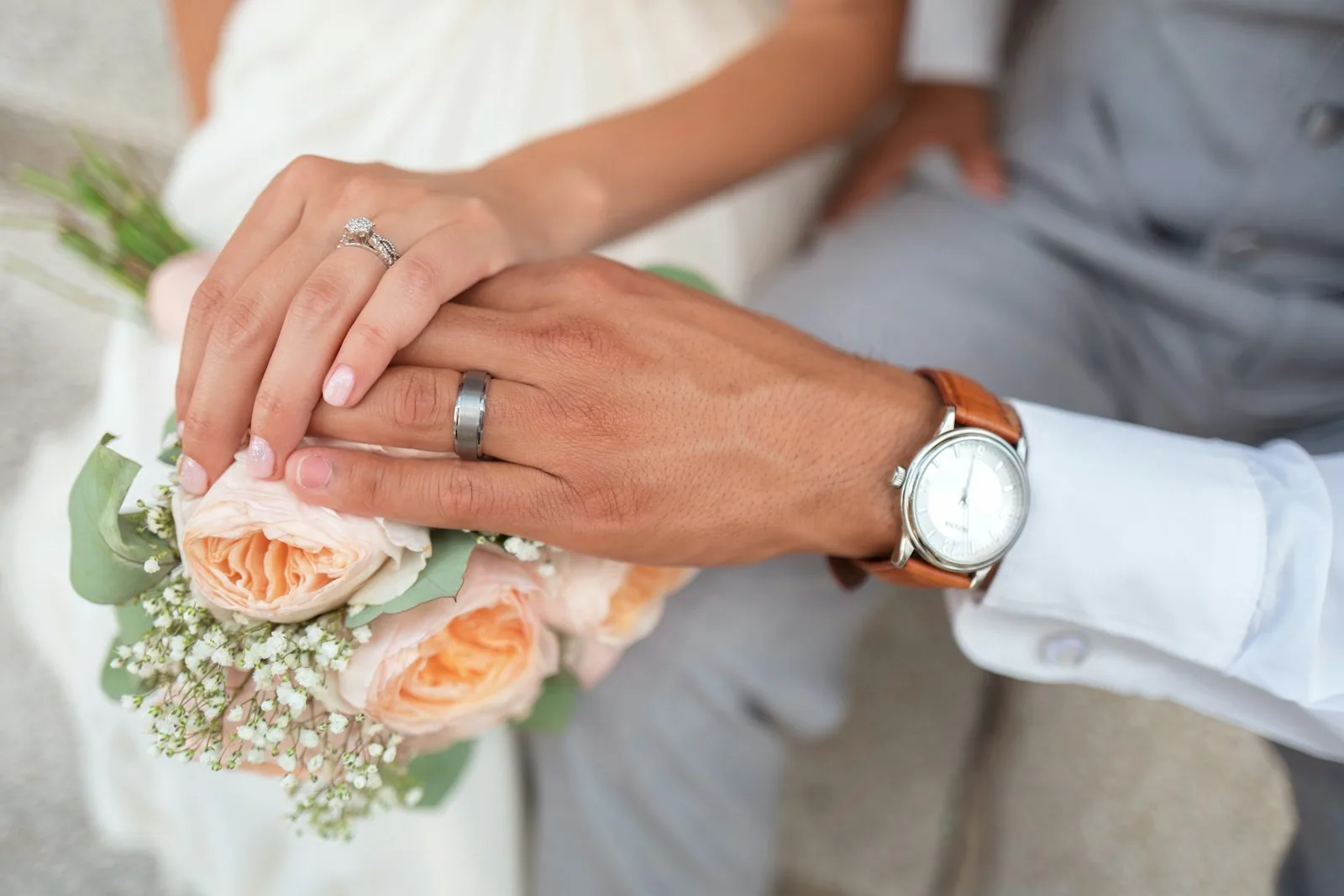 Spanish wedding ceremony details and floral arrangements