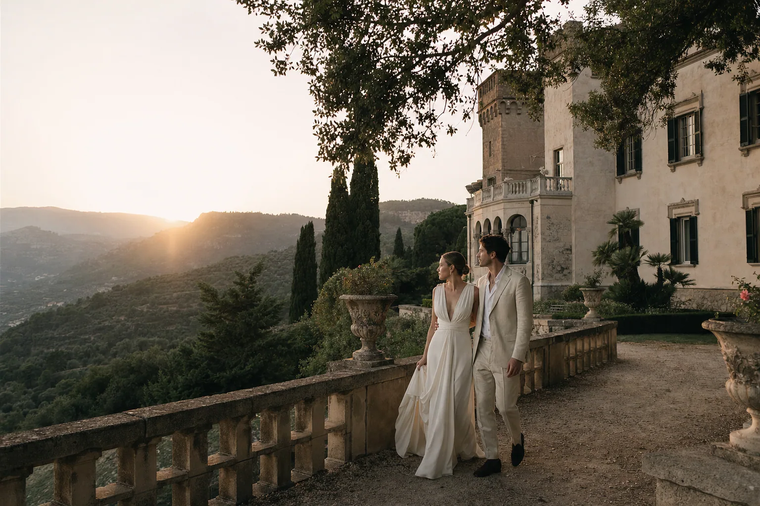 Destination wedding editorial: Understanding Spain's Weather Patterns and Guest Expectations