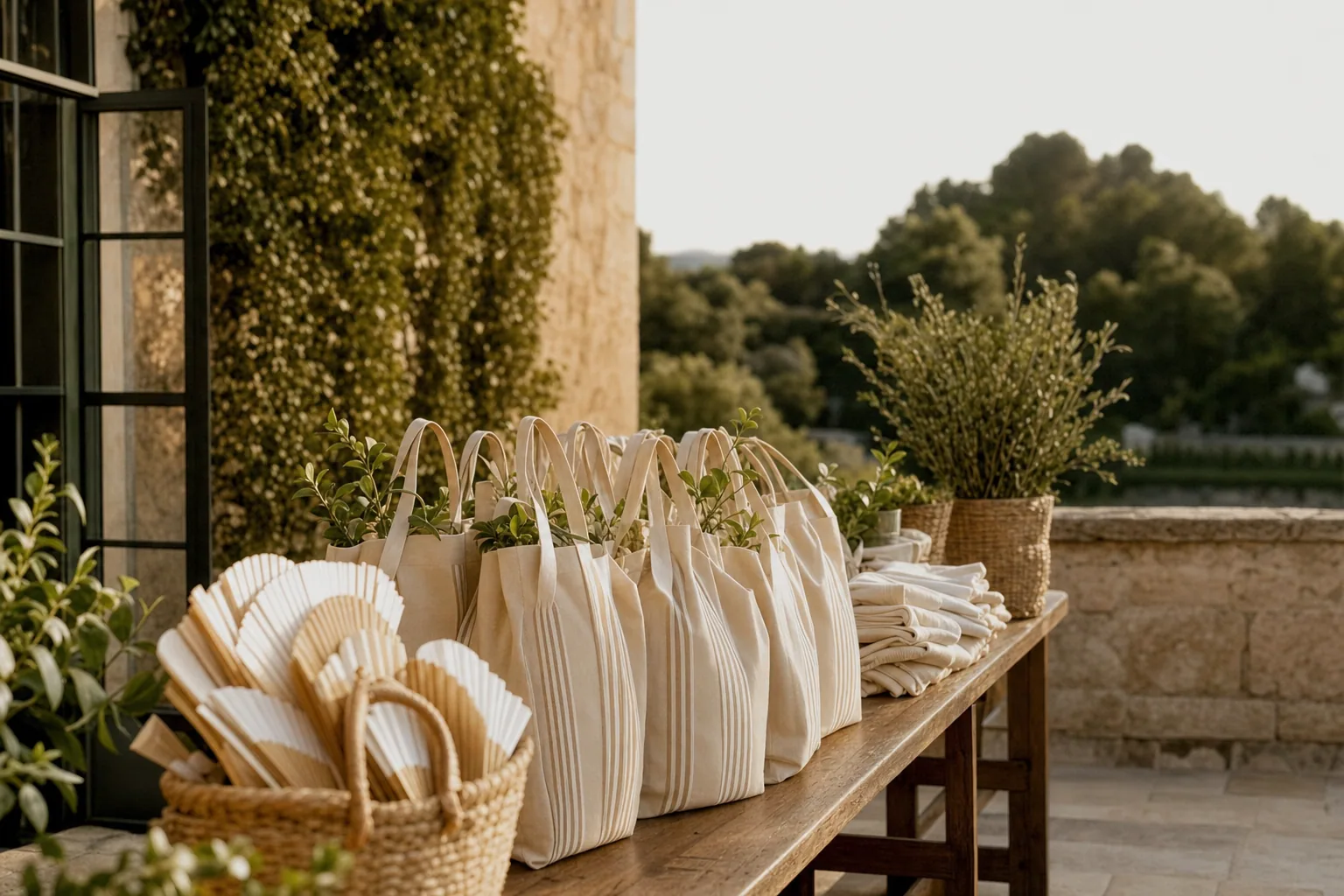 Bolsas de Bienvenida y Recuerdos para Bodas de Destino en España