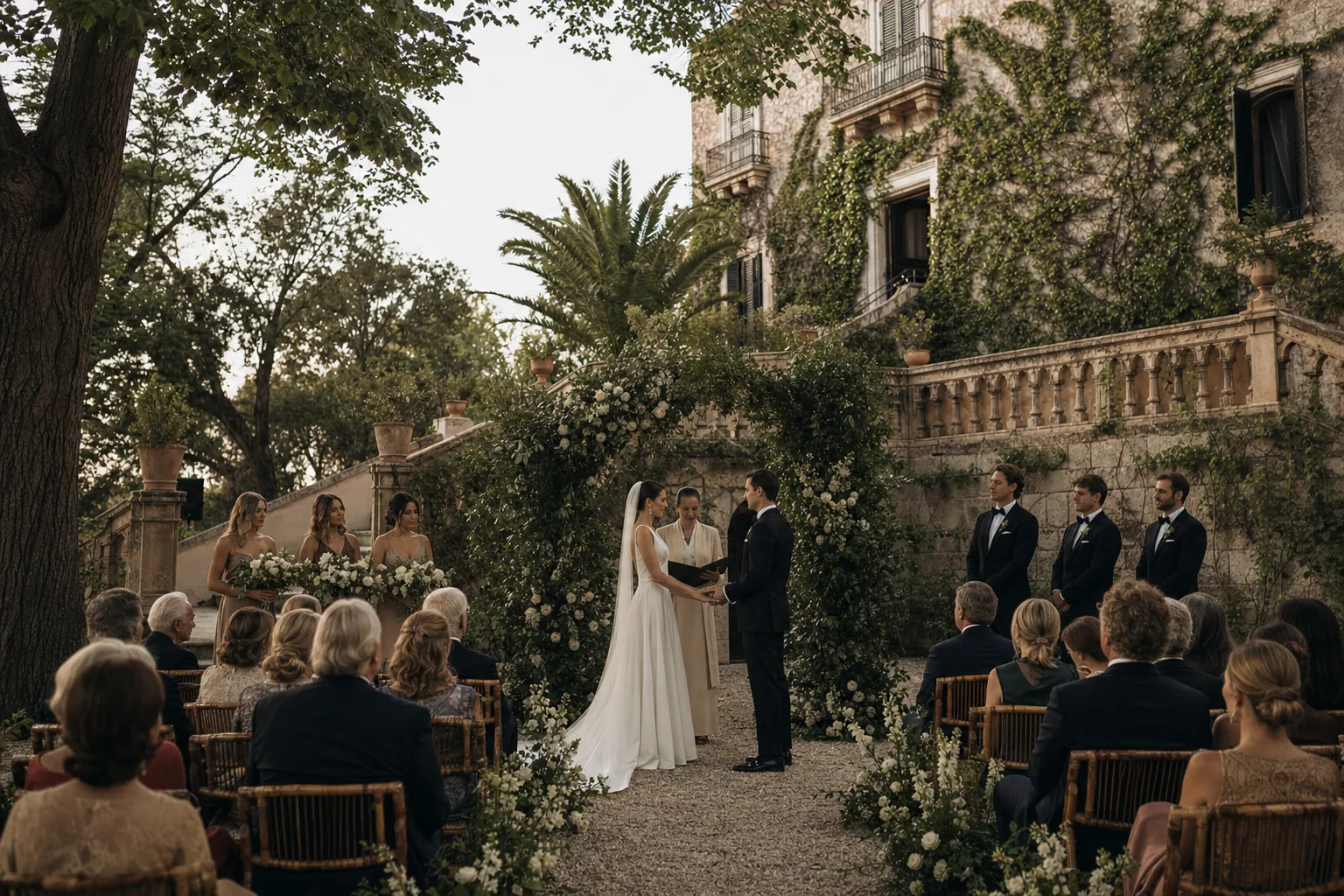 Wedding ceremony in Spain: 4-Day Wedding Weekend Template