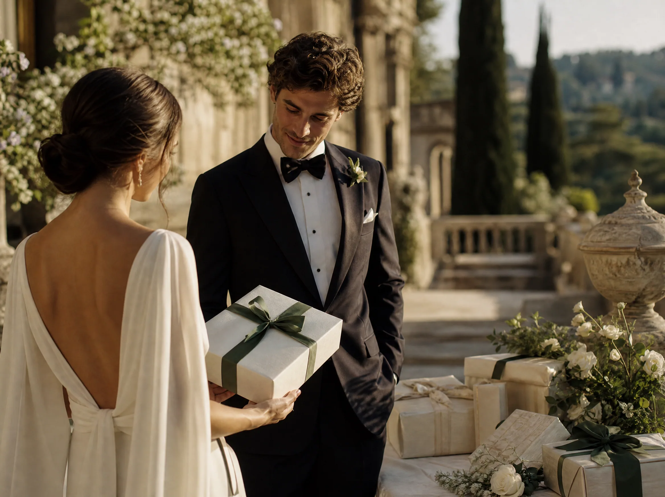 Registros de regalos y etiqueta de obsequios para bodas de destino en España