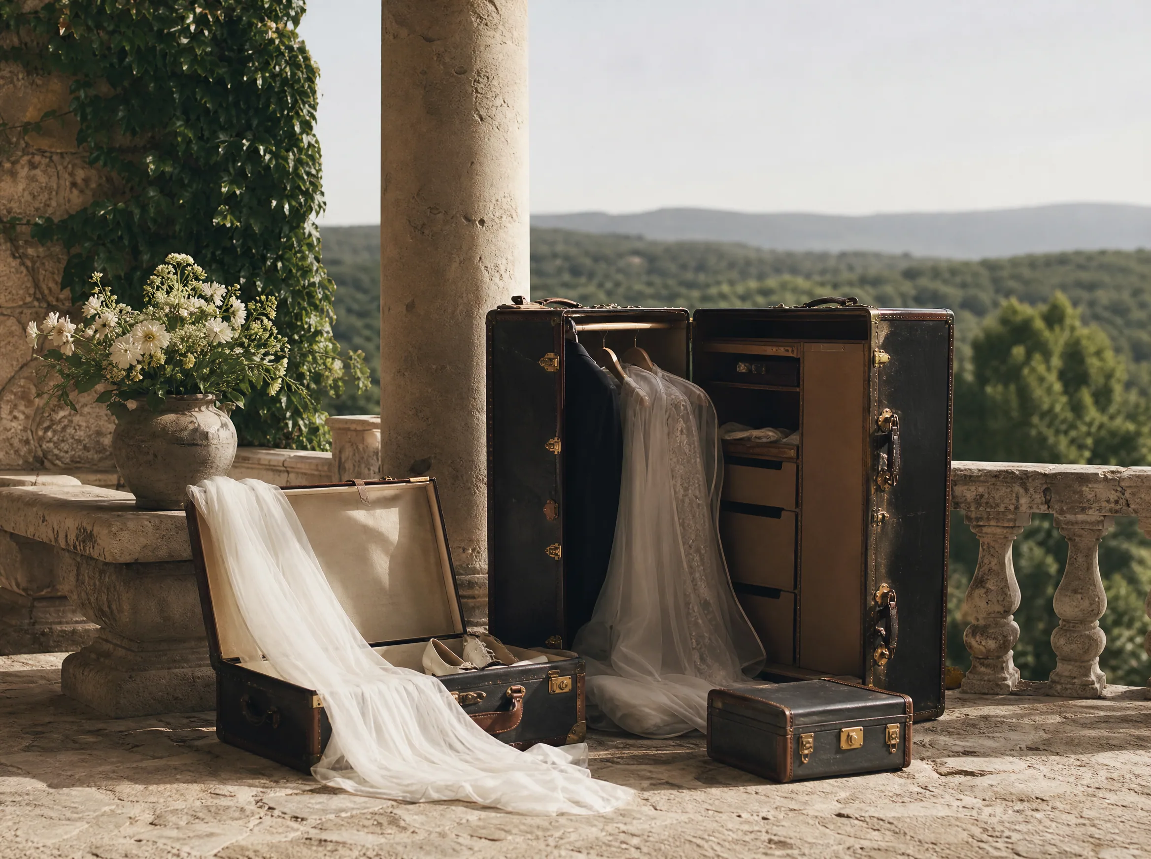 Packing and Shipping Wedding Attire for Destination Weddings in Spain