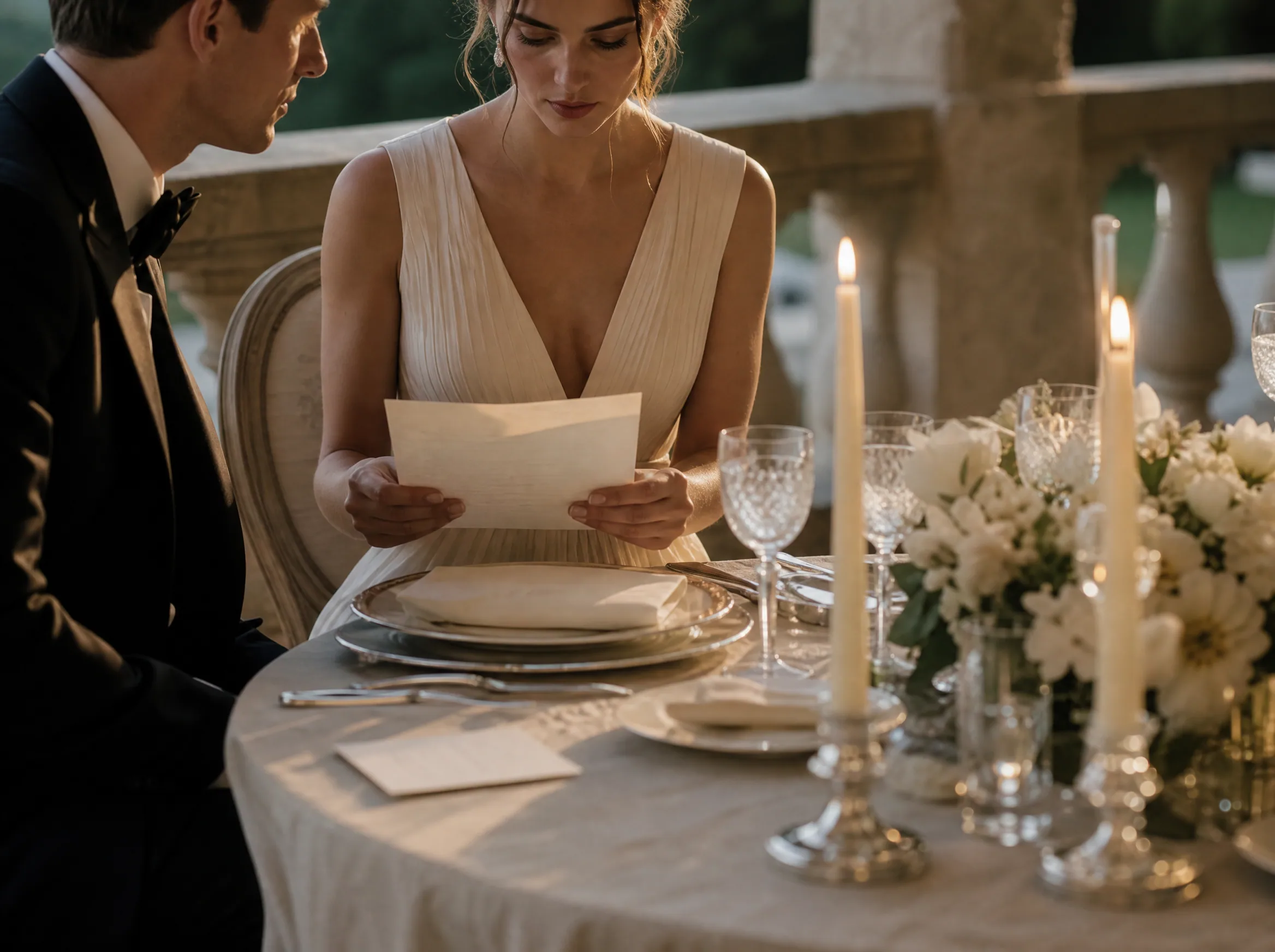 Wedding reception detail: Write a Clear Invitation Letter When Guests Need One