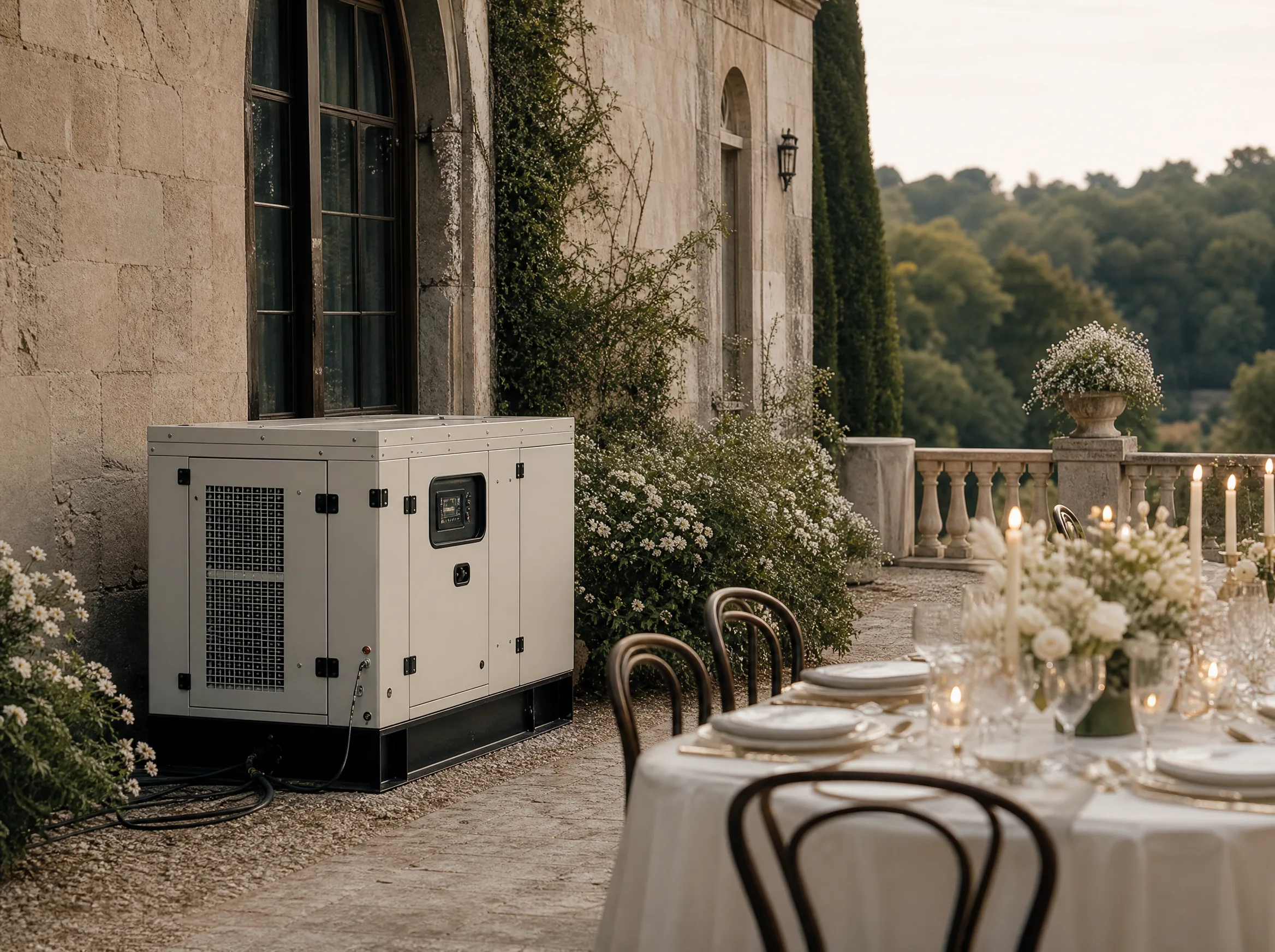 Wedding reception detail: Generators: When You Need One and Who Supplies It