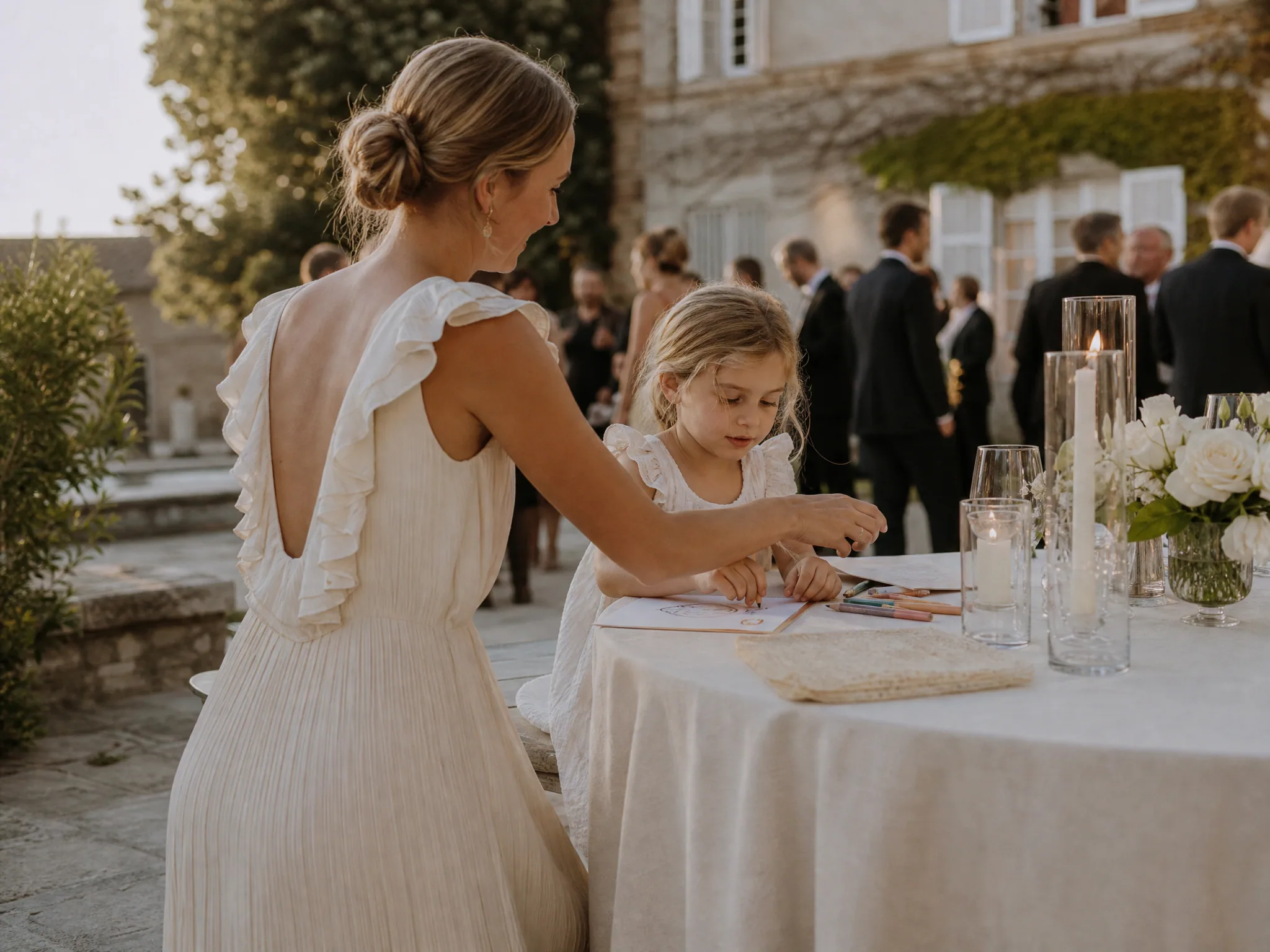 Wedding reception detail: Childcare Options Couples Use in Spain