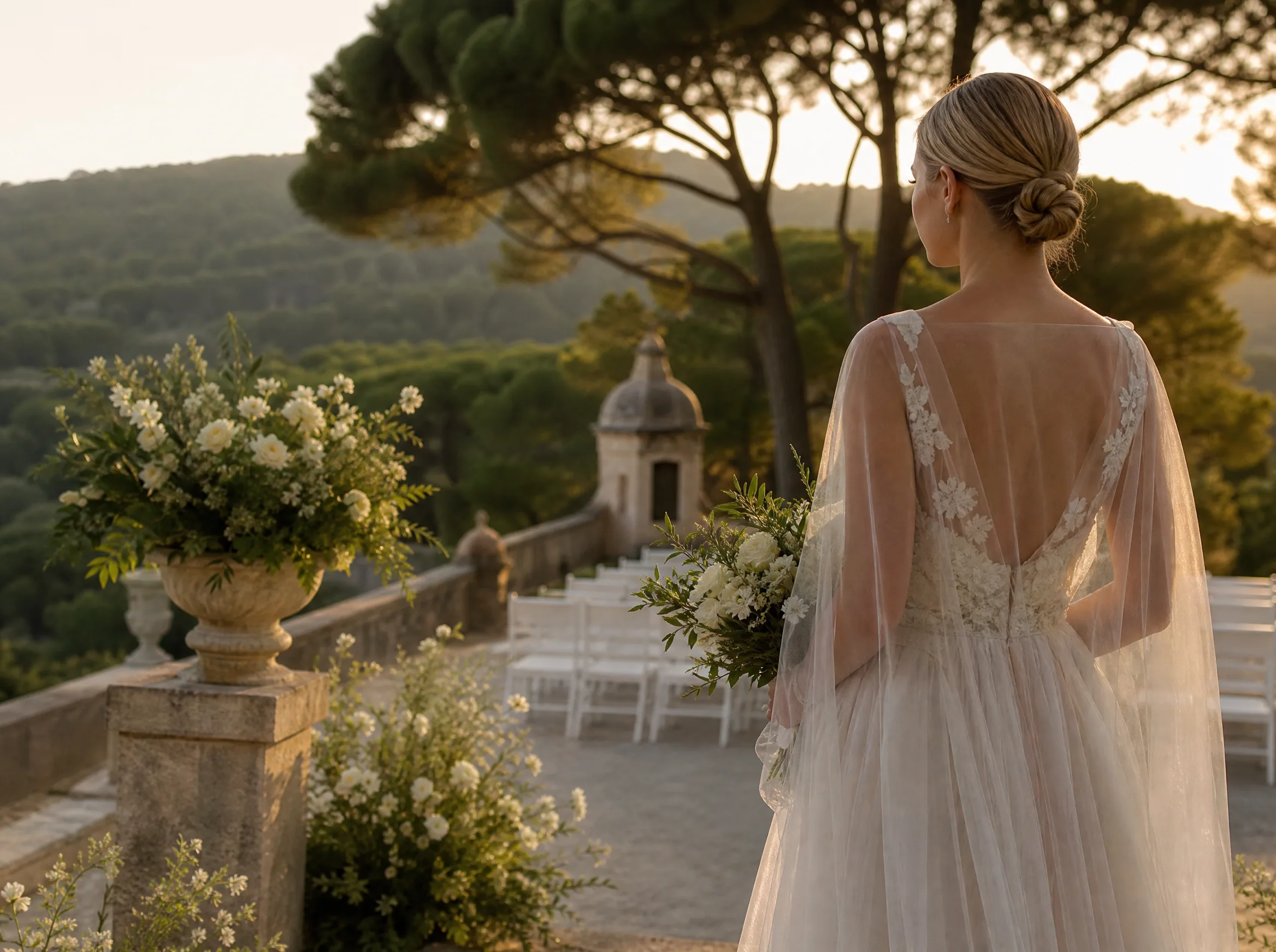 Temporización de la Ceremonia al Atardecer y Planificación de la Hora Dorada para Bodas de Destino en España