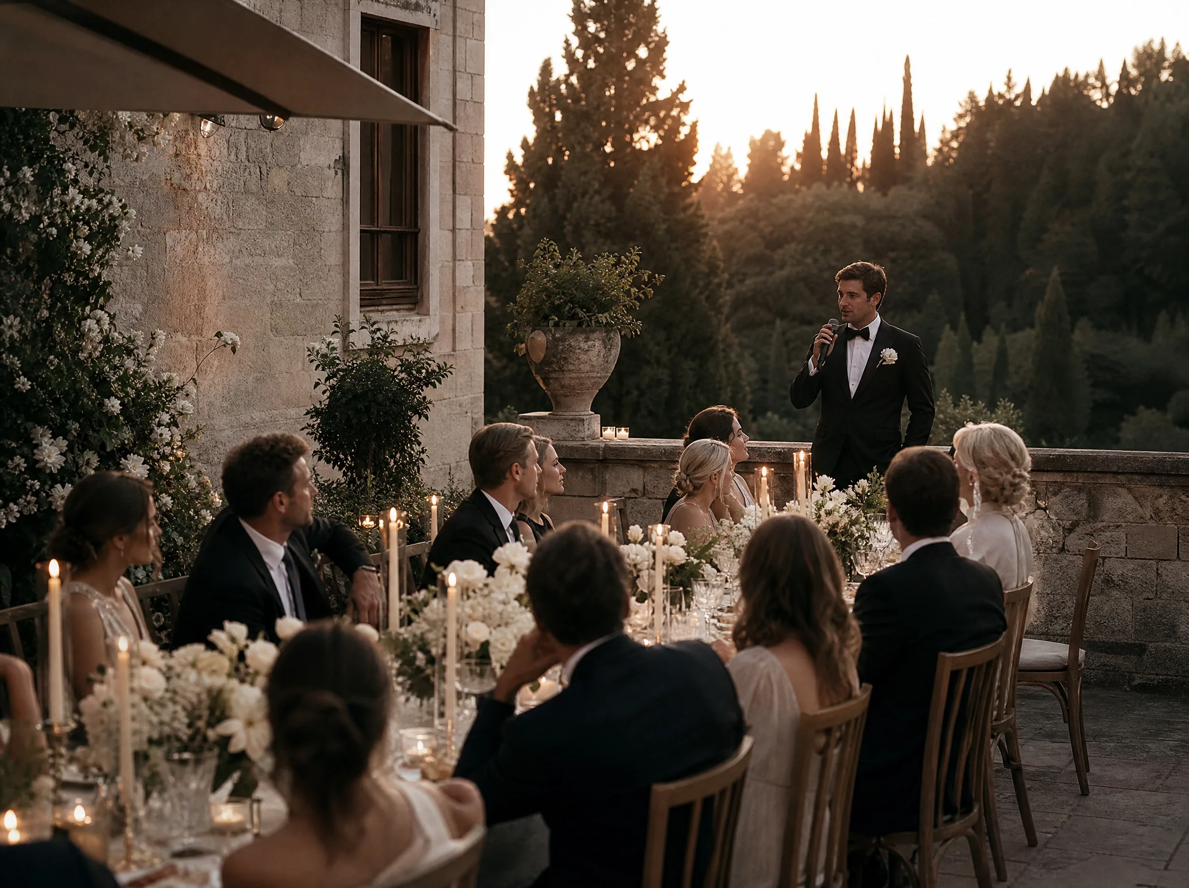 Wedding reception detail: Ceremony Length Versus Light Window