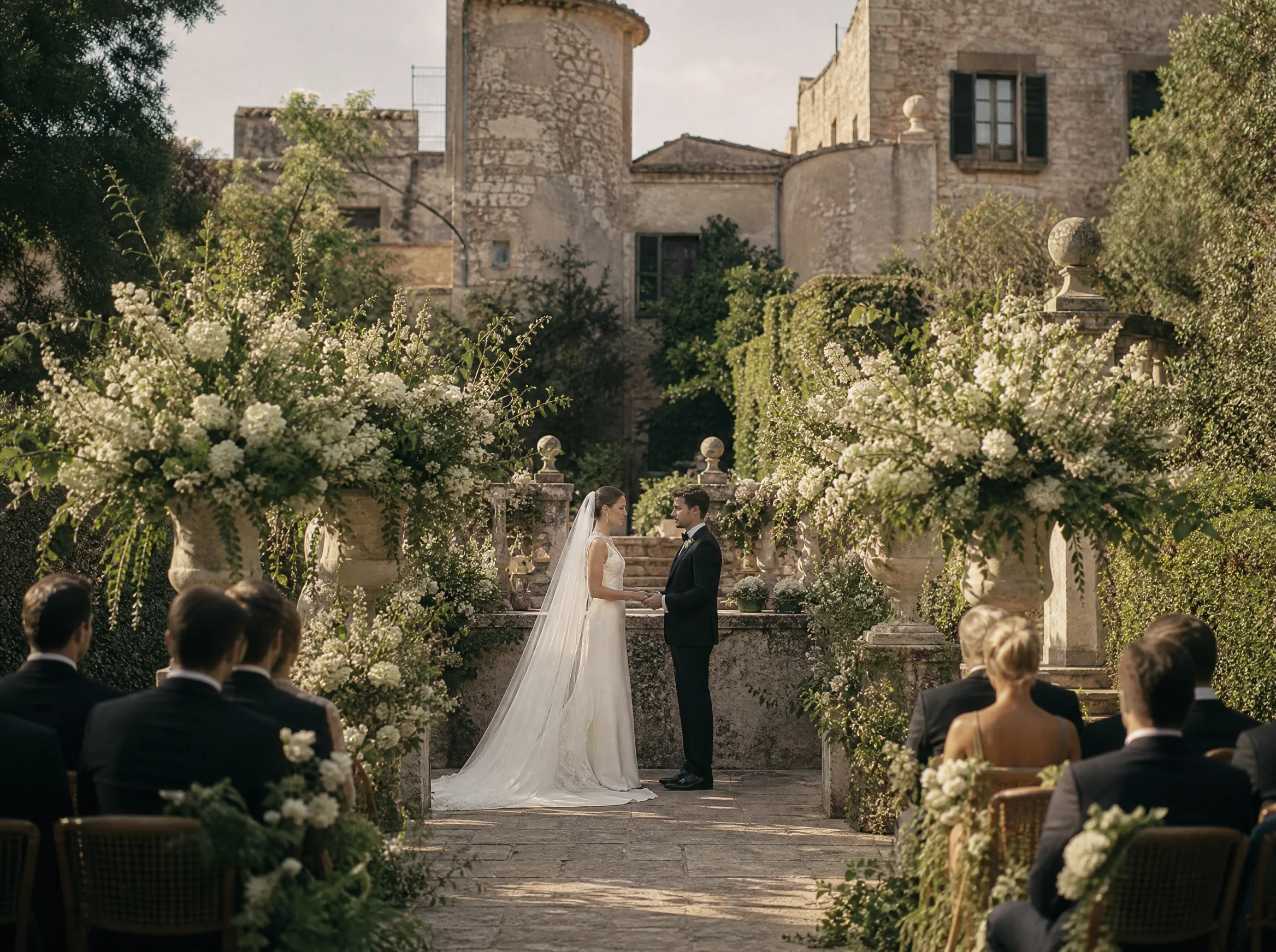 Wedding ceremony in Spain: Local Sourcing Versus Imported Statement Blooms