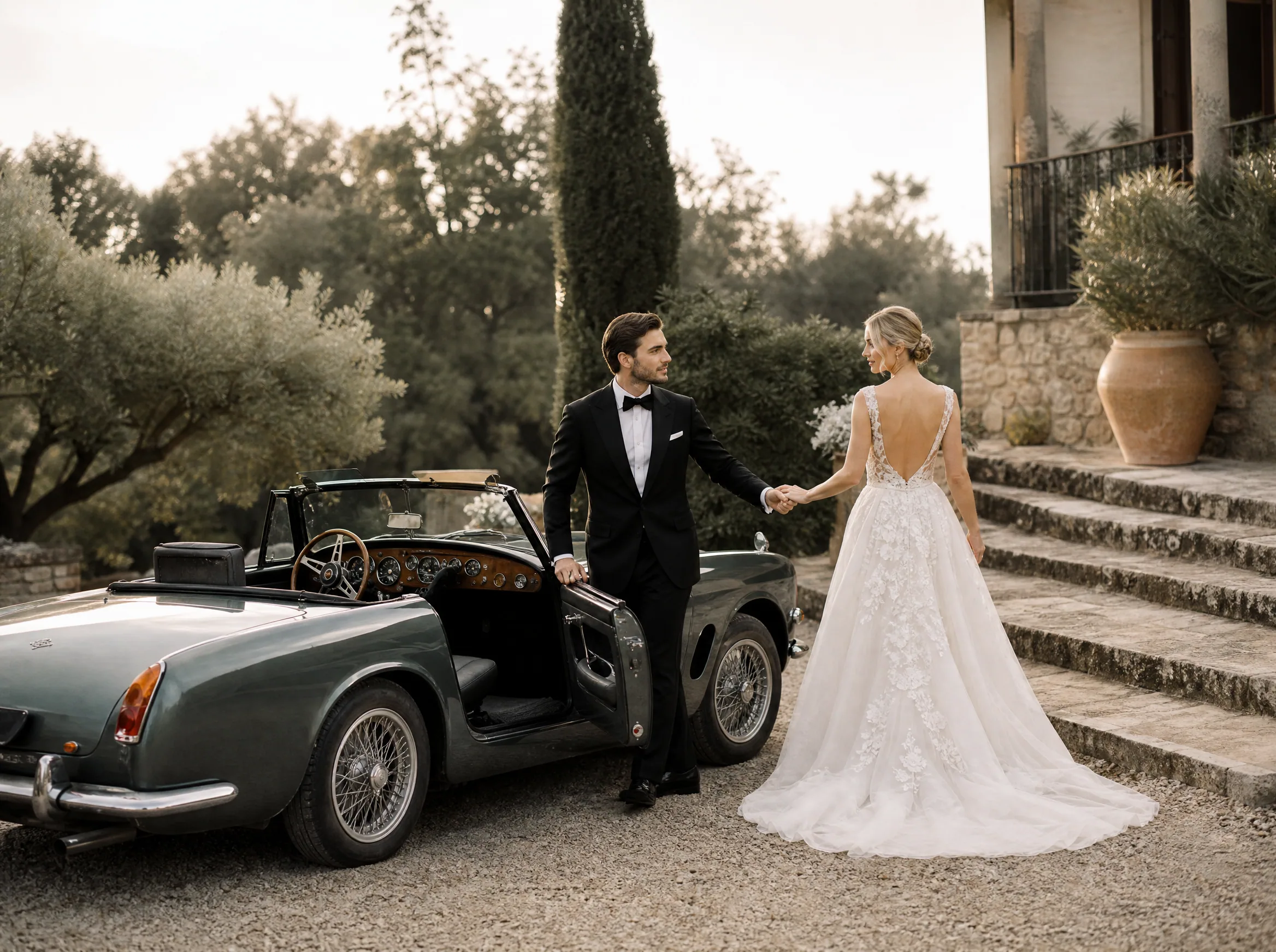 Destination wedding in Spain: Decide the Transfer Model: Shared Shuttles, Private Cars, or Hybrid
