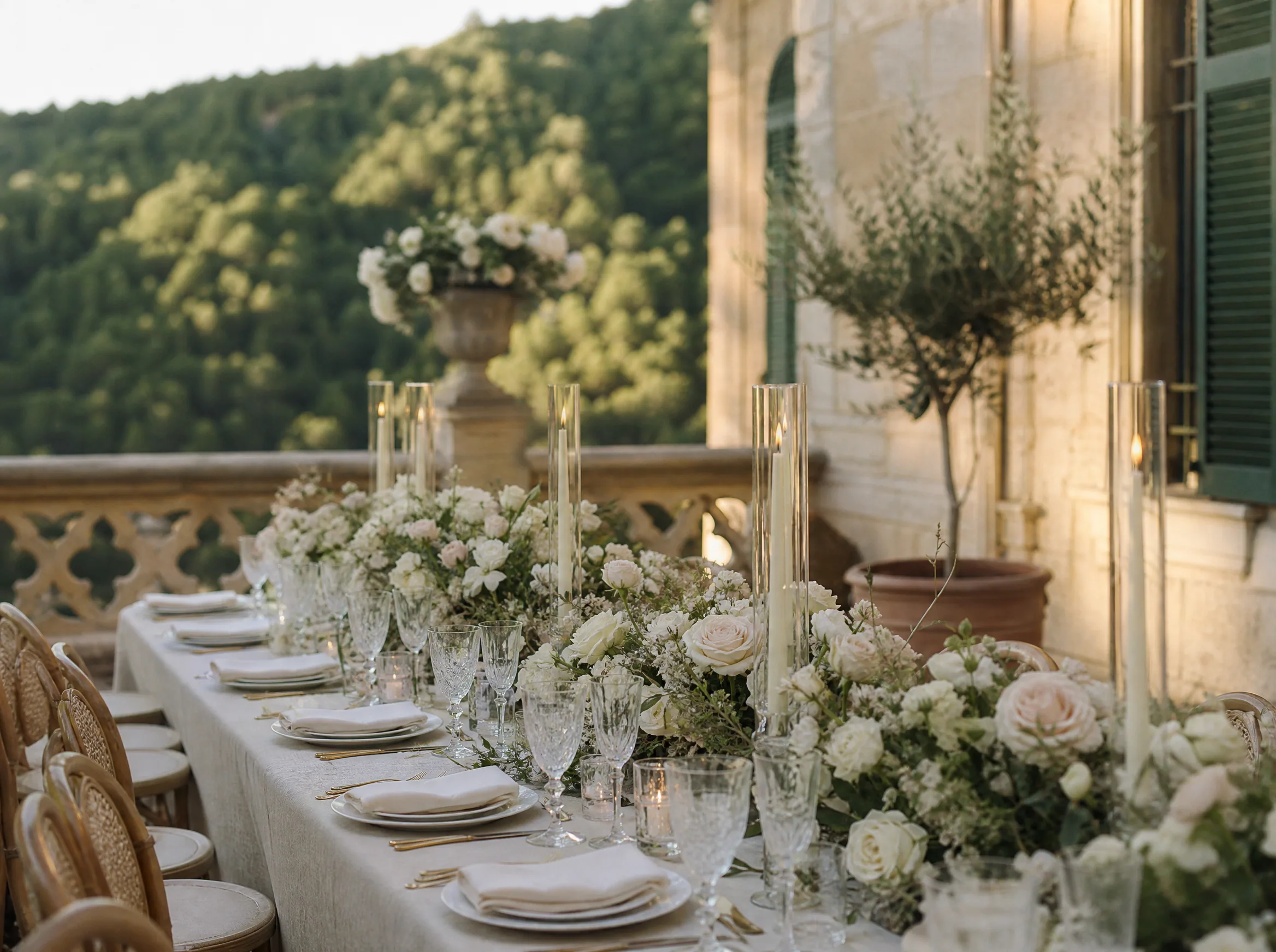 Wedding reception detail: Translate Aesthetic Choices Into Spanish Rental Reality