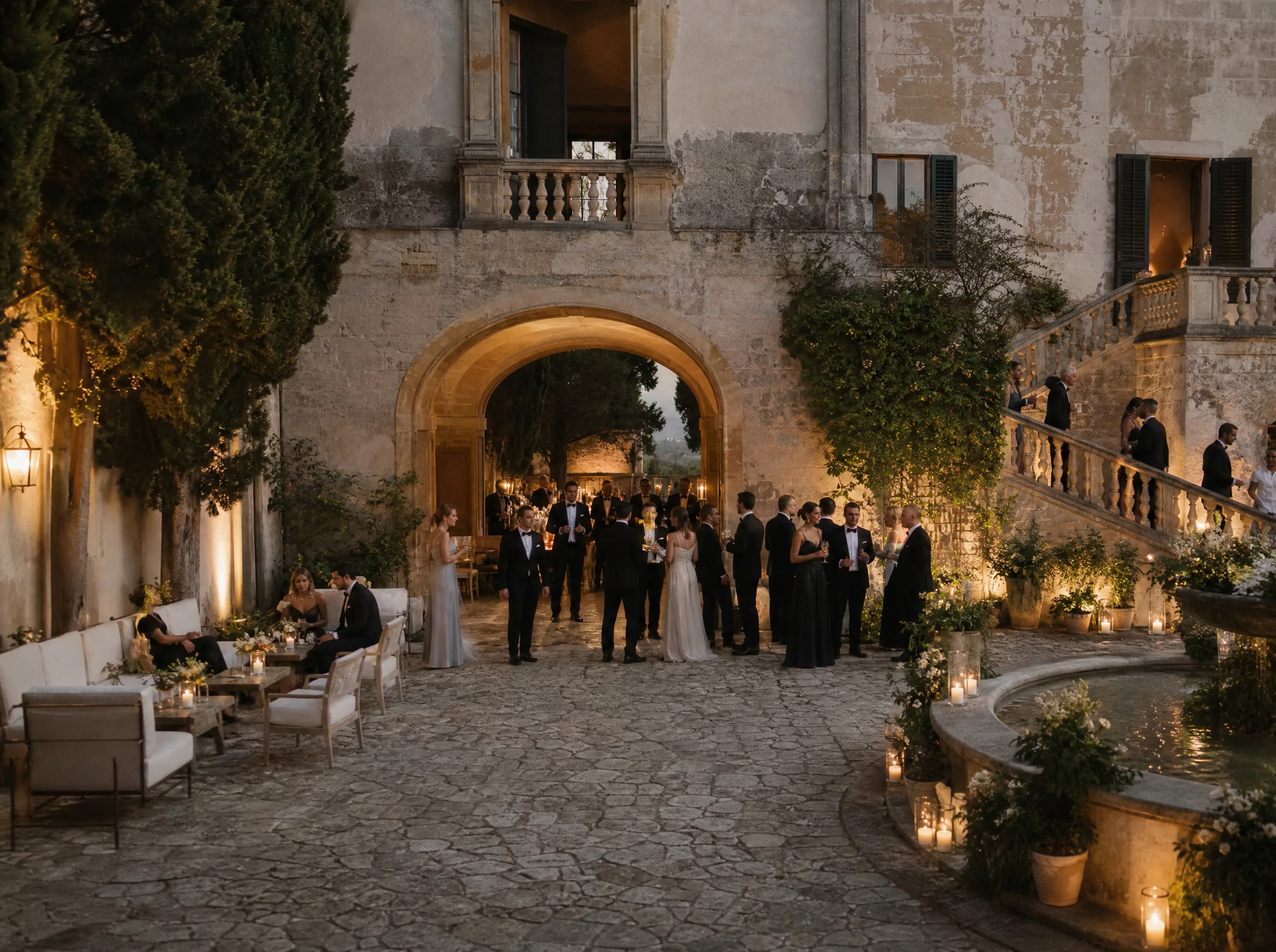 Destination wedding editorial: Start With Where Guests Will Be After Sunset