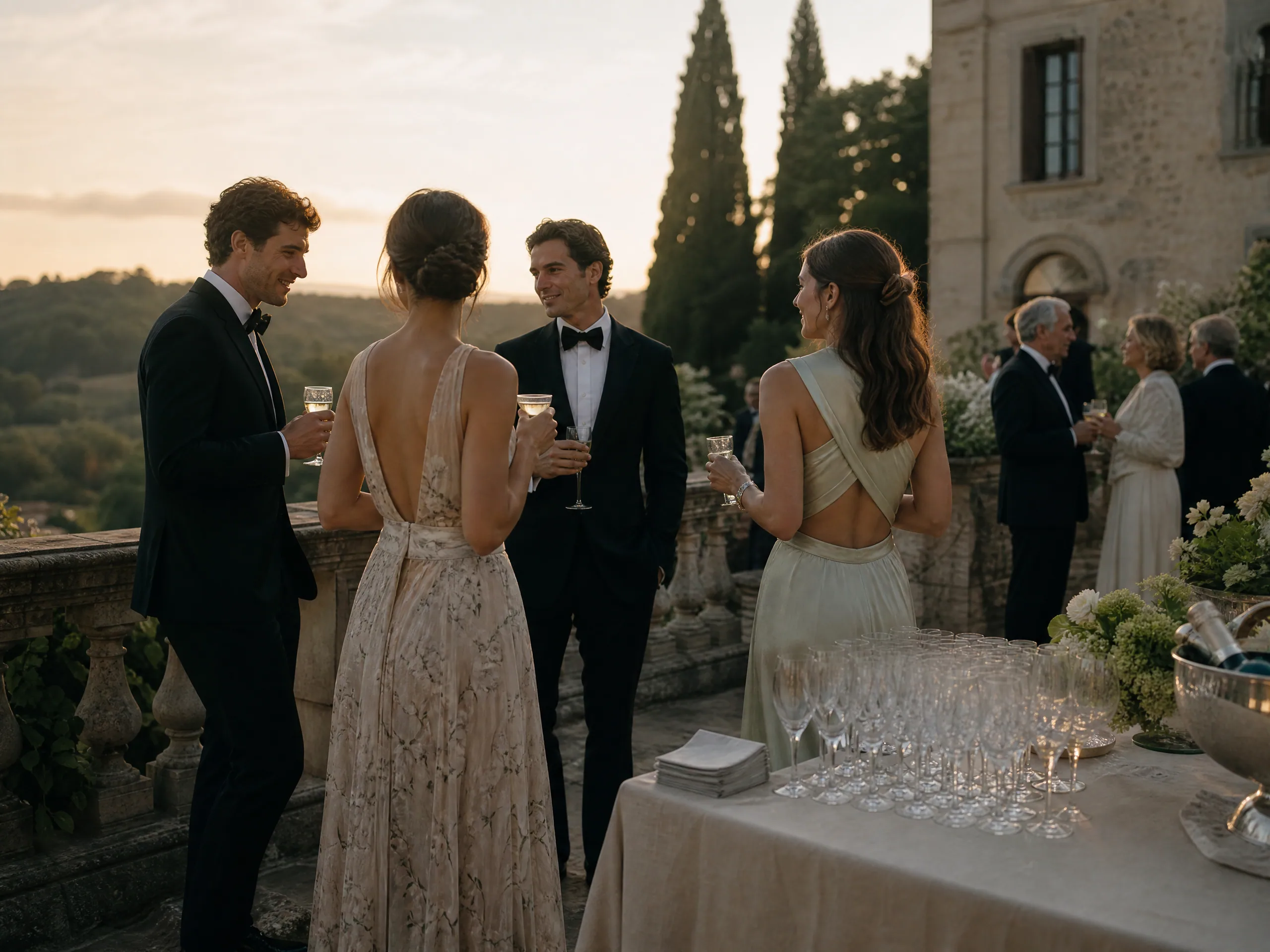 Wedding reception detail: Build a Cocktail-Hour Buffer Into the Timeline