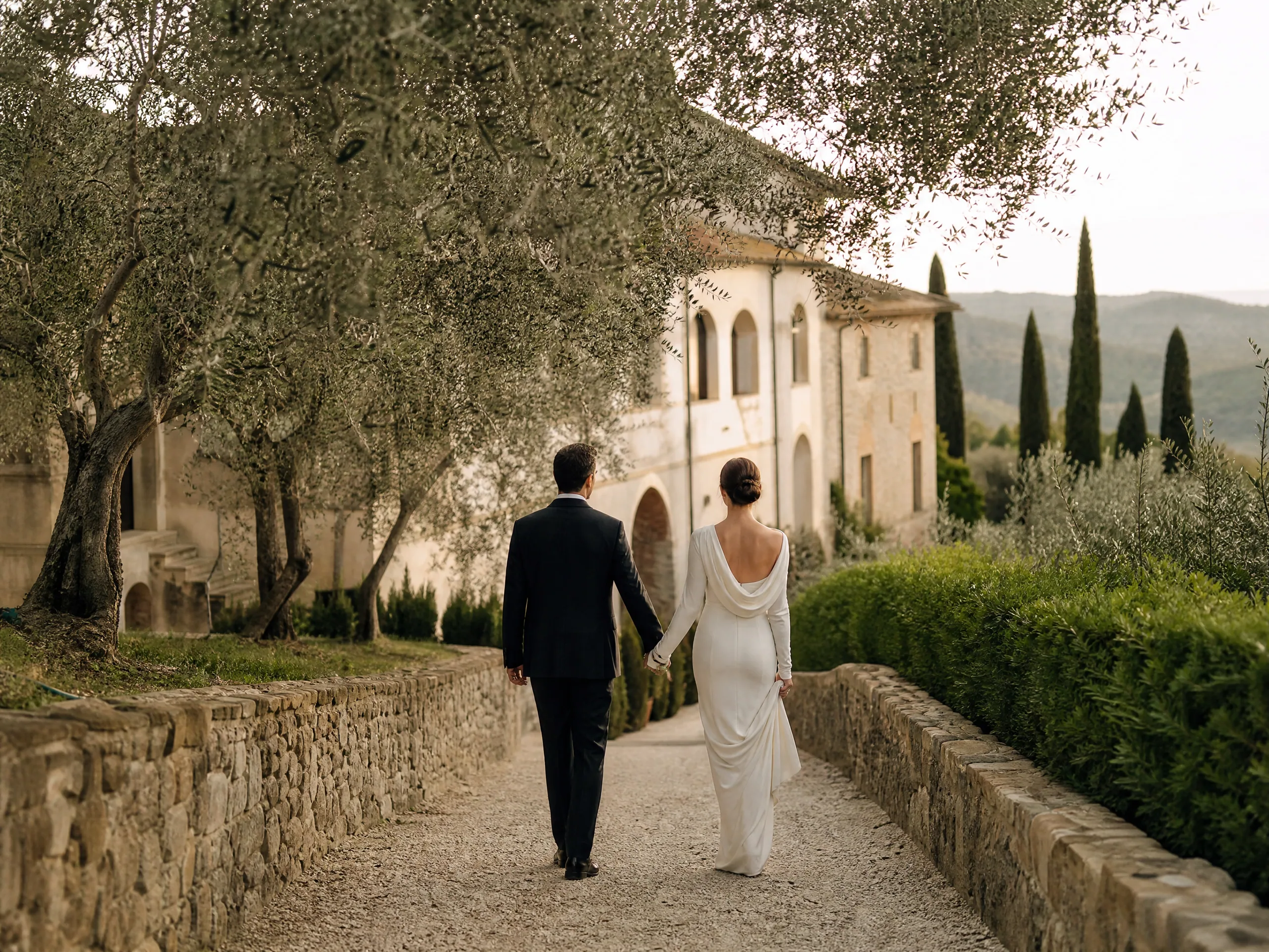 Destination wedding in Spain: Mapping On-Site, Overflow, and Walk Paths