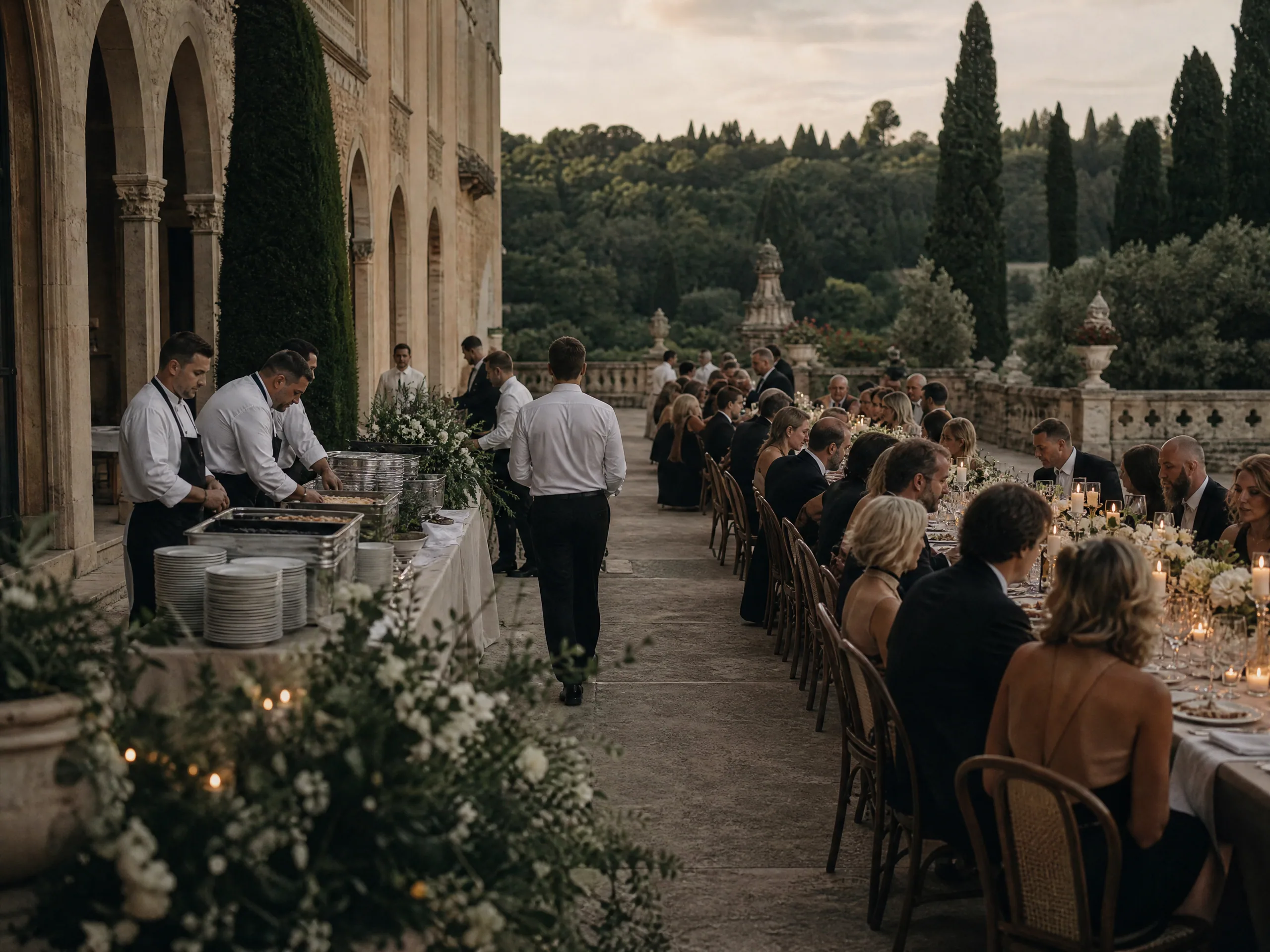 Wedding reception detail: Plan Delivery Windows Around Kitchen Access and Vendor Meals