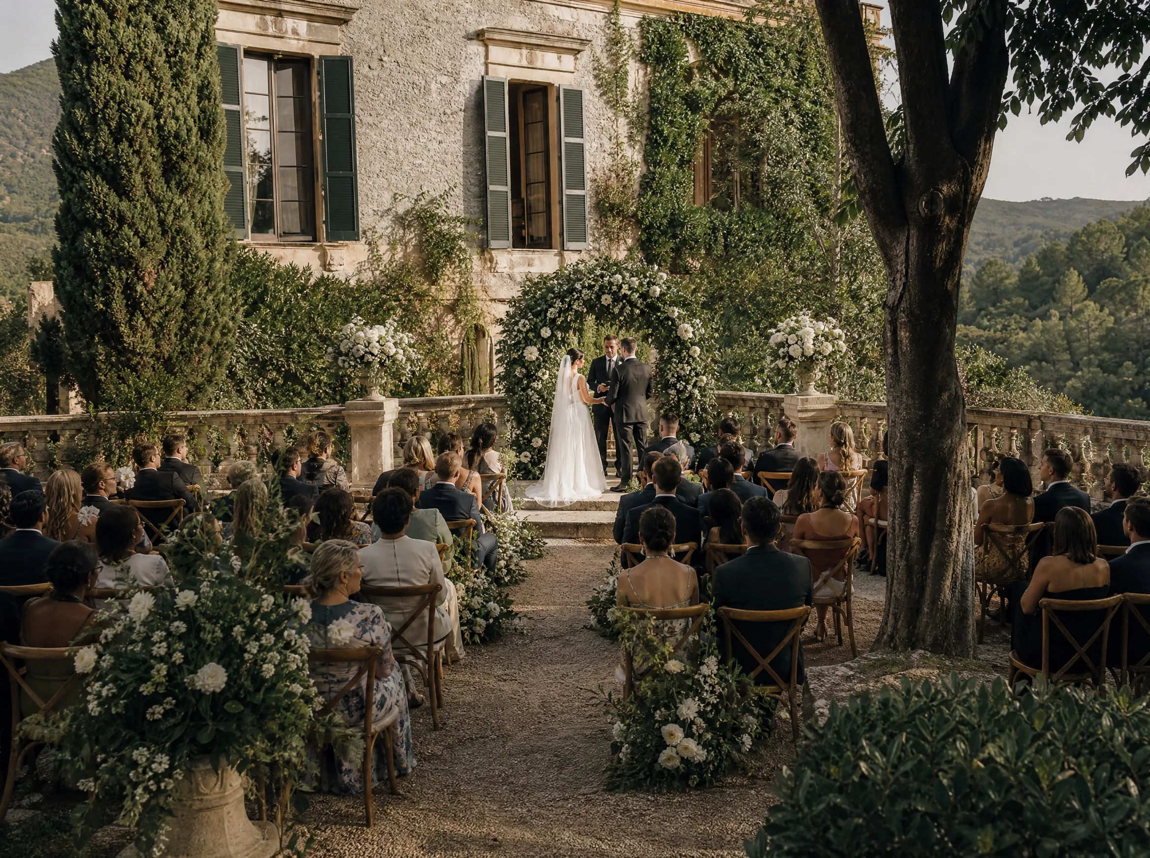 Wedding ceremony in Spain: Design Bilingual Signs Without Cluttering the Aesthetic