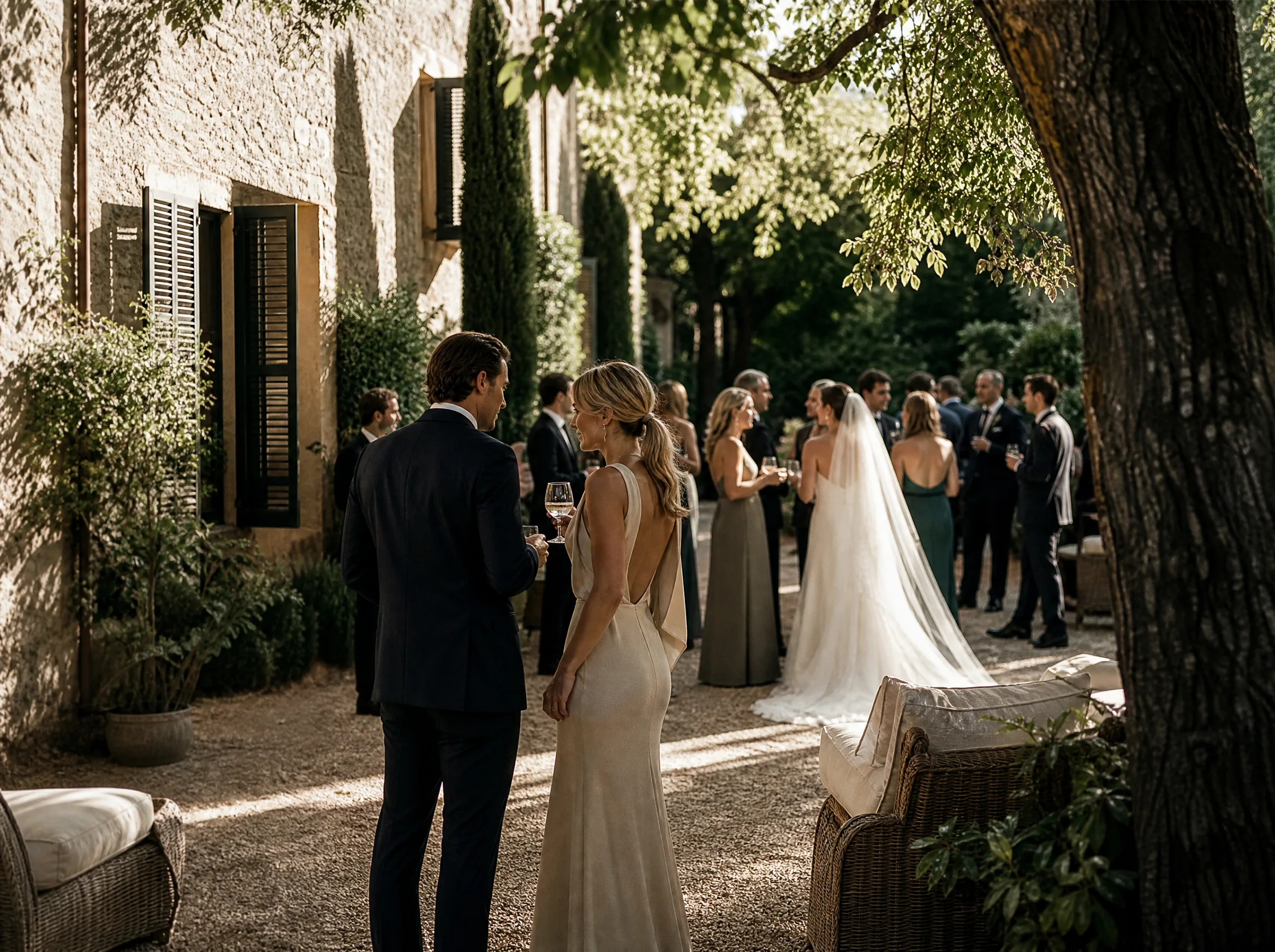 Wedding ceremony in Spain: Use Cocktail Hour as a Real Bridge, Not a Decorative Pause