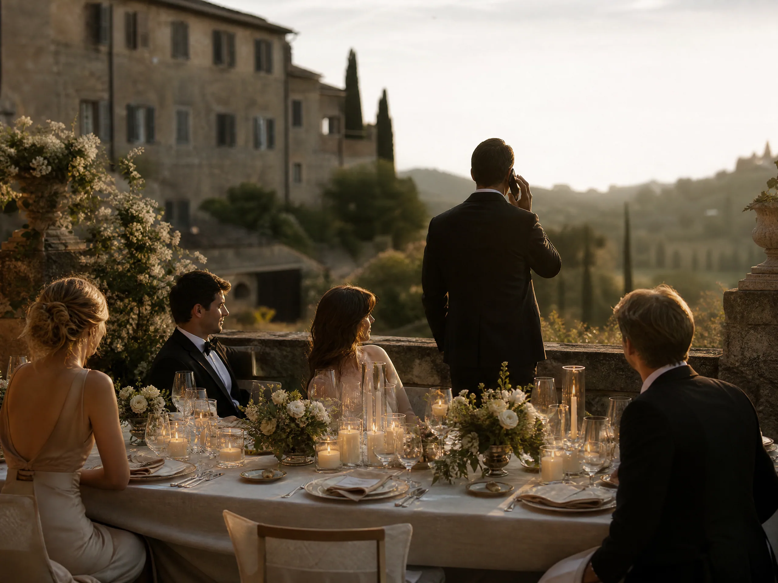 Wedding reception detail: Map Mobile Coverage for Arrivals, Not Only for the Ceremony Lawn