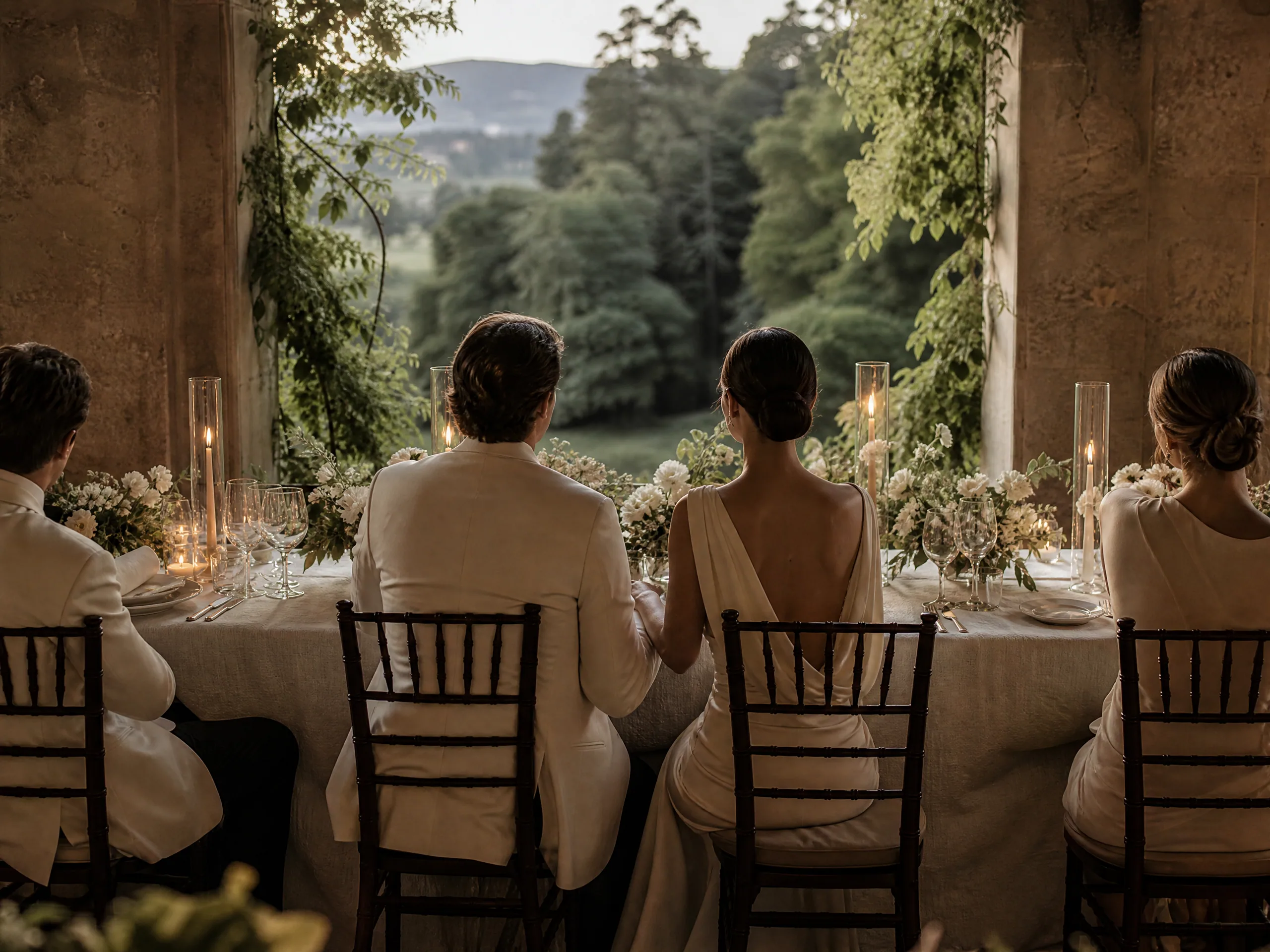 Wedding reception detail: Choose Ceremony Orientation Before You Lock Décor