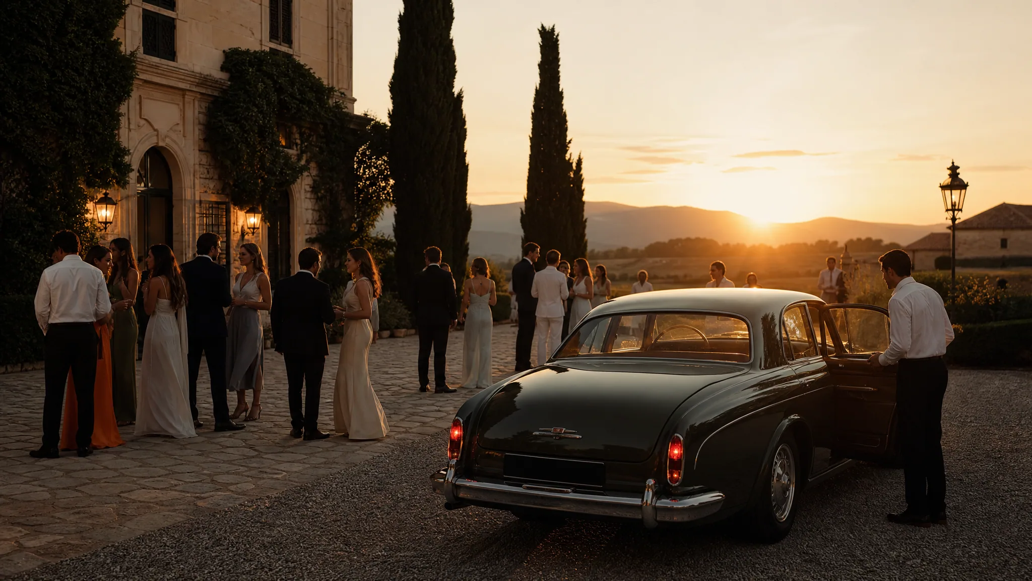 Late-Night Guest Return Transport After Destination Wedding Parties in Spain