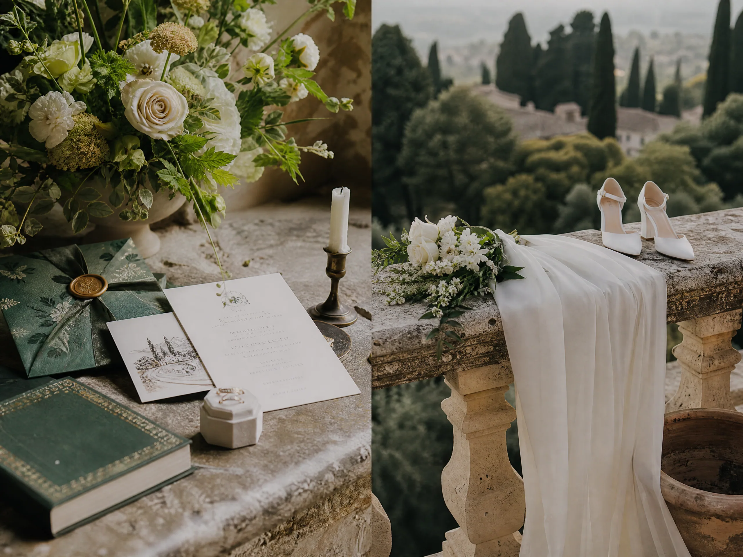 Luxury wedding detail: Decide What Must Be Printed Locally vs What Can Travel With You