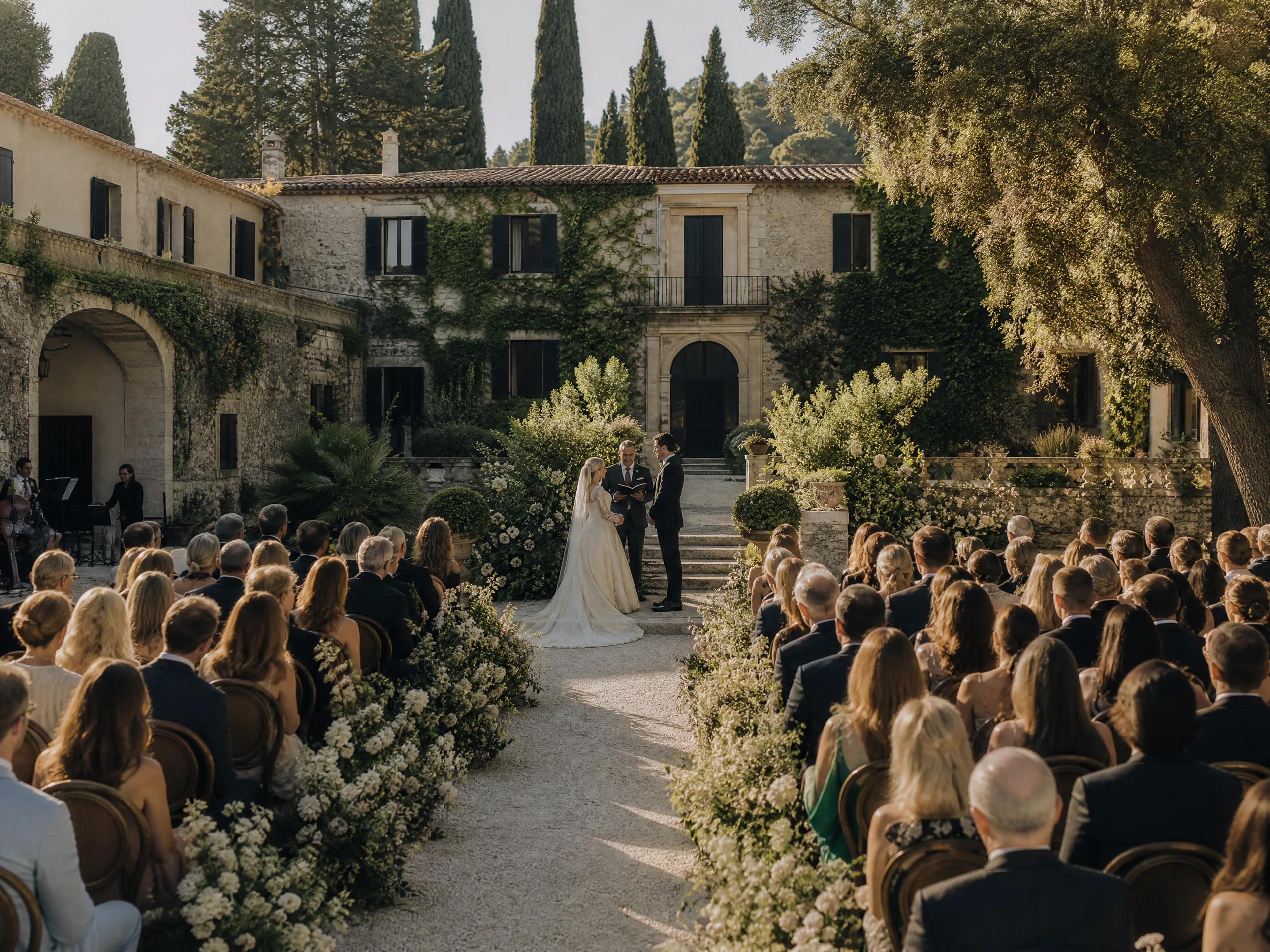 Wedding ceremony in Spain: Map Every Vendor's Arrival Against Shared Power, Parking, and Pathways