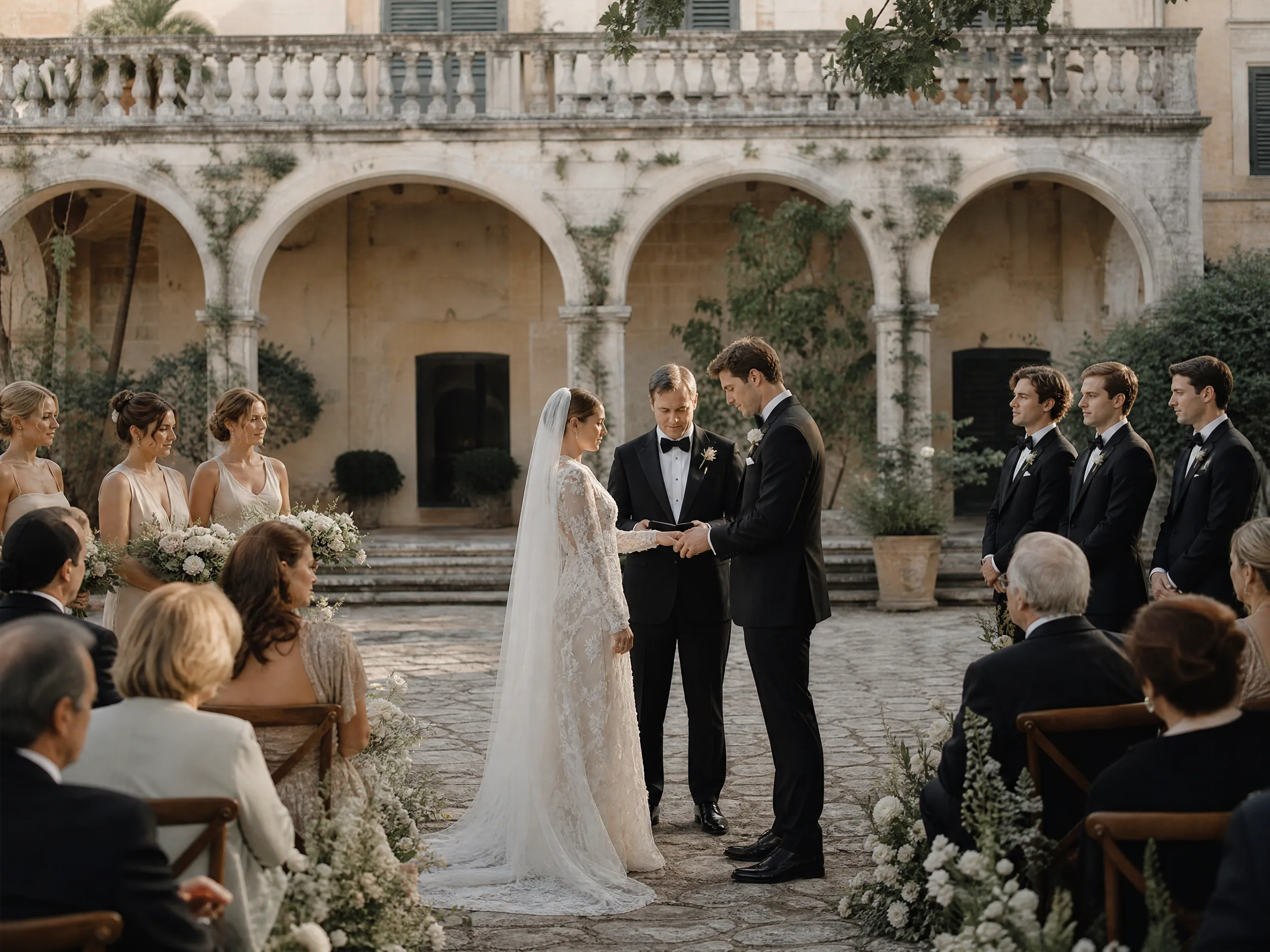 Wedding ceremony in Spain: Bridal Jewelry and Heirloom Logistics