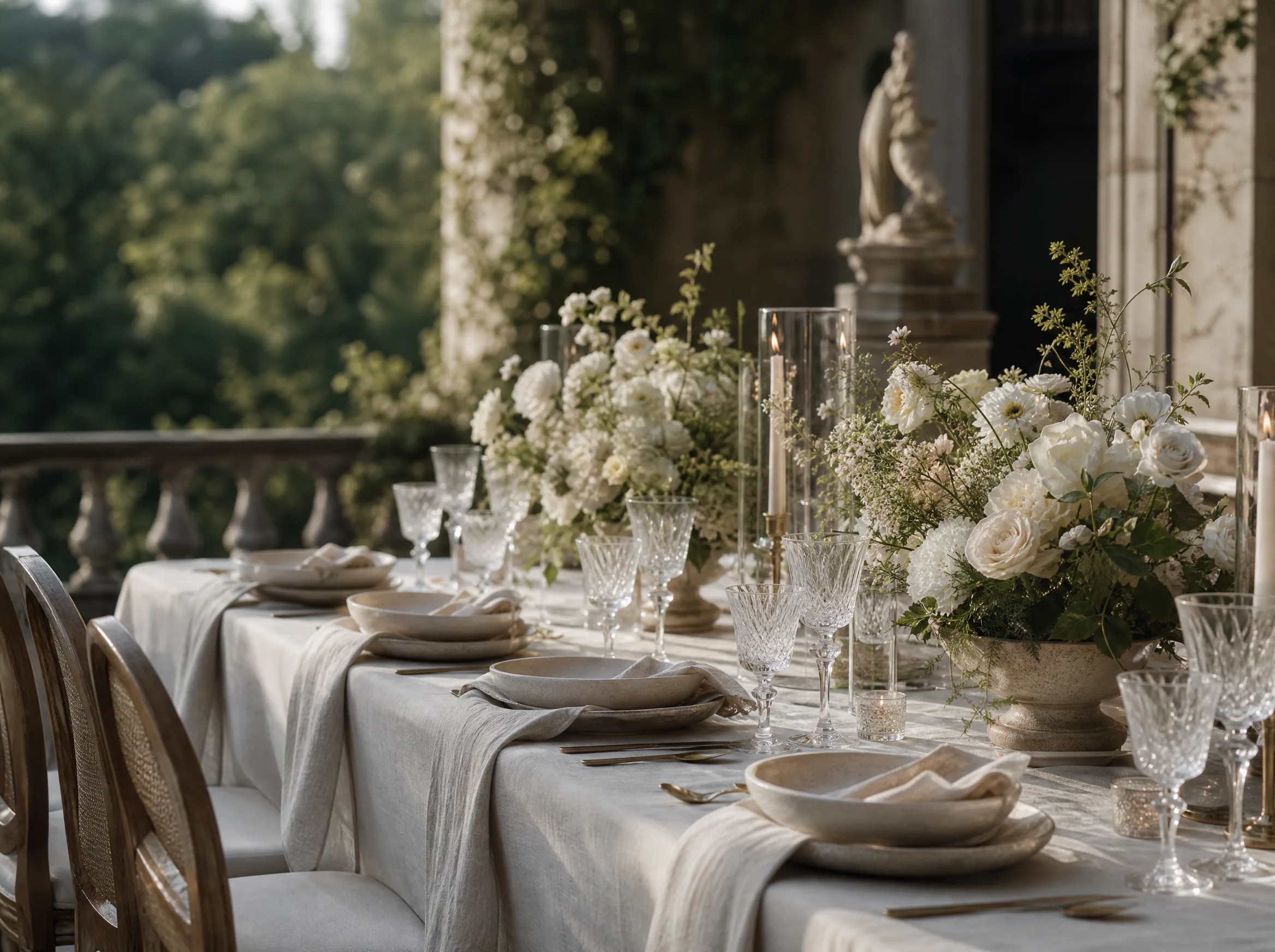 Wedding reception detail: Choose Materials That Photograph Well and Clean Up Cleanly