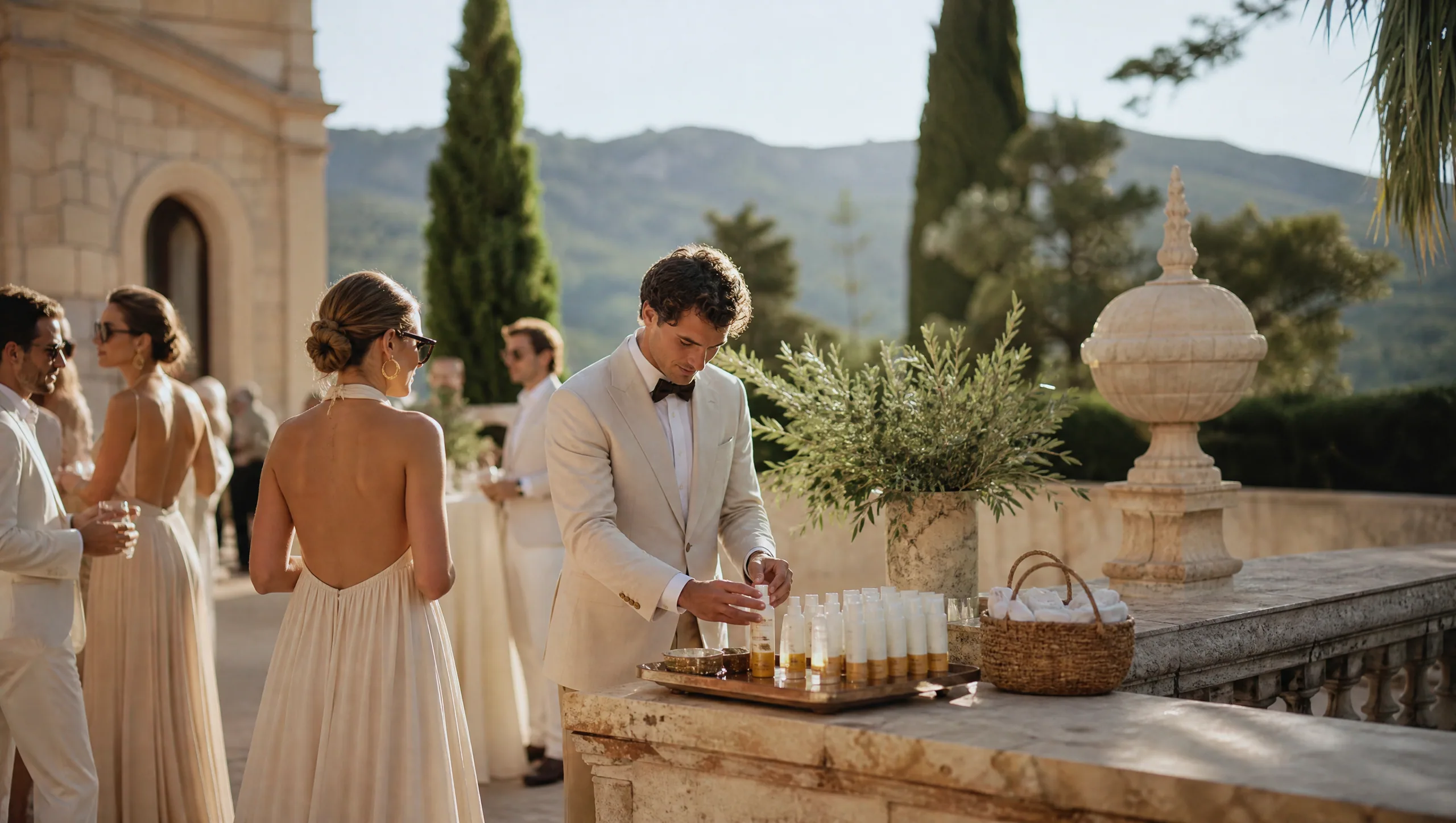 Guest Sunscreen Stations and Outdoor SPF Logistics for Destination Weddings in Spain
