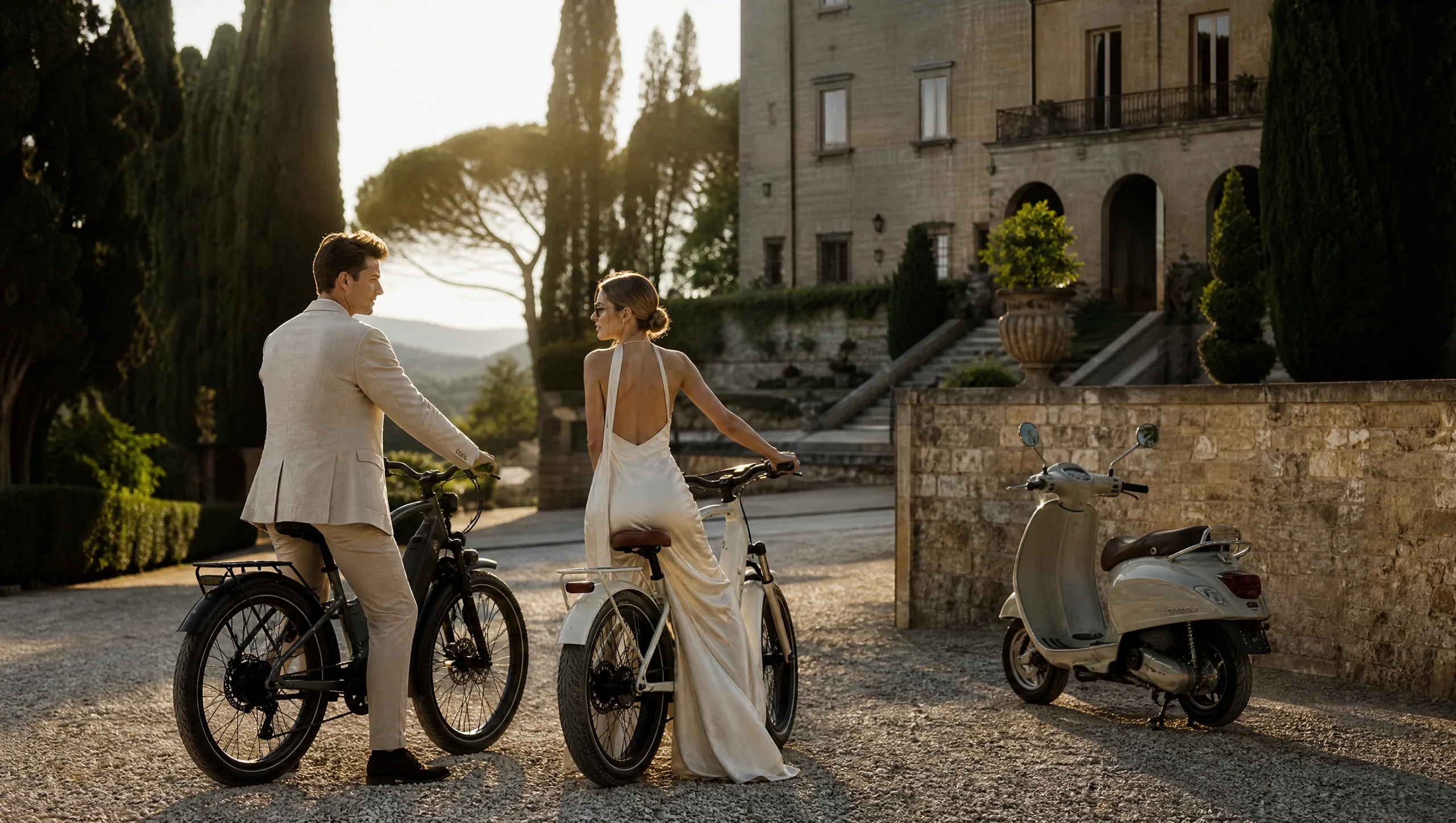 Guest E-Bike and Scooter Rentals for Exploring Between Events at Destination Weddings in Spain