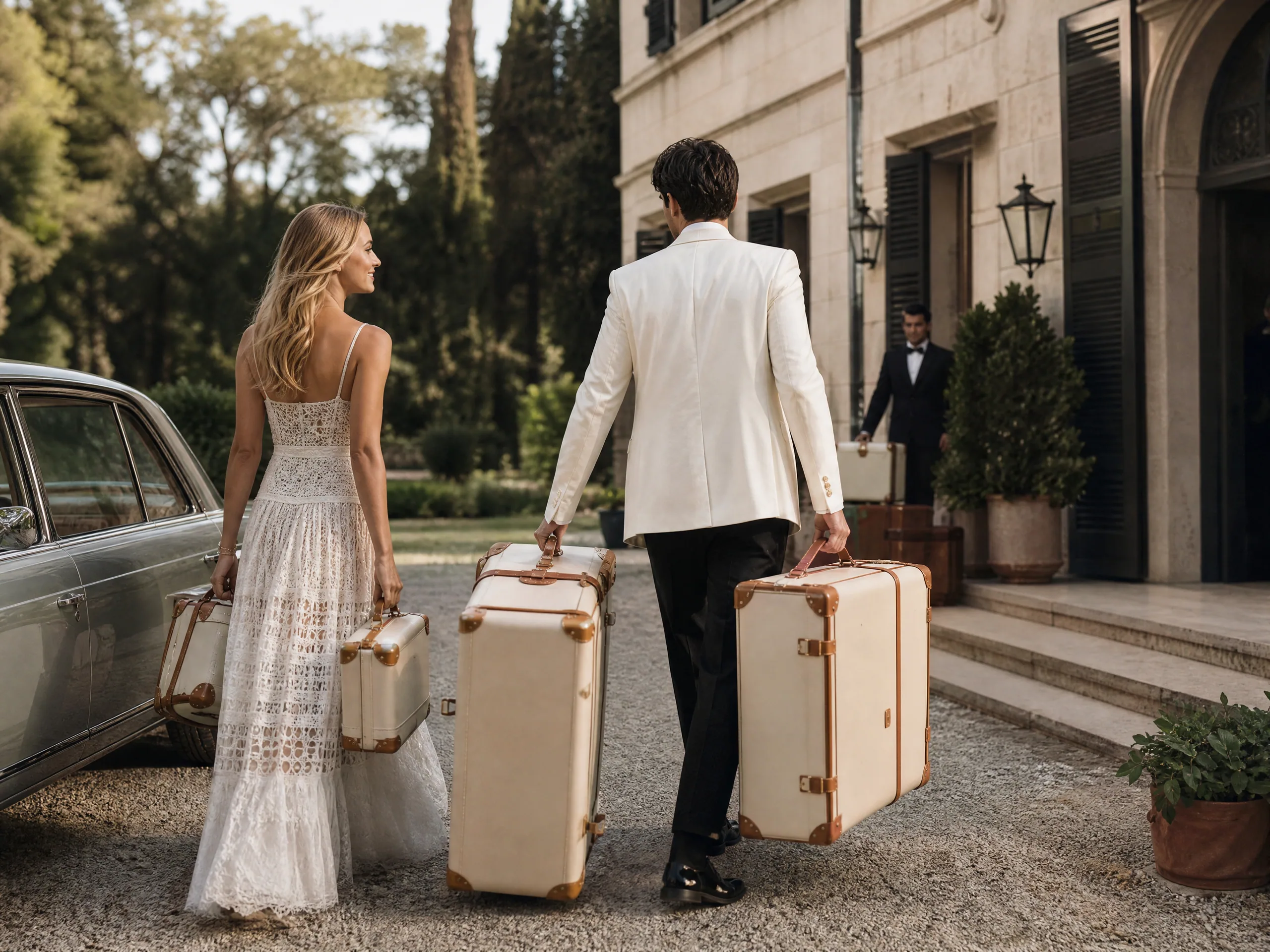 Luxury wedding detail: Decide What Guests Can Ship Versus Carry