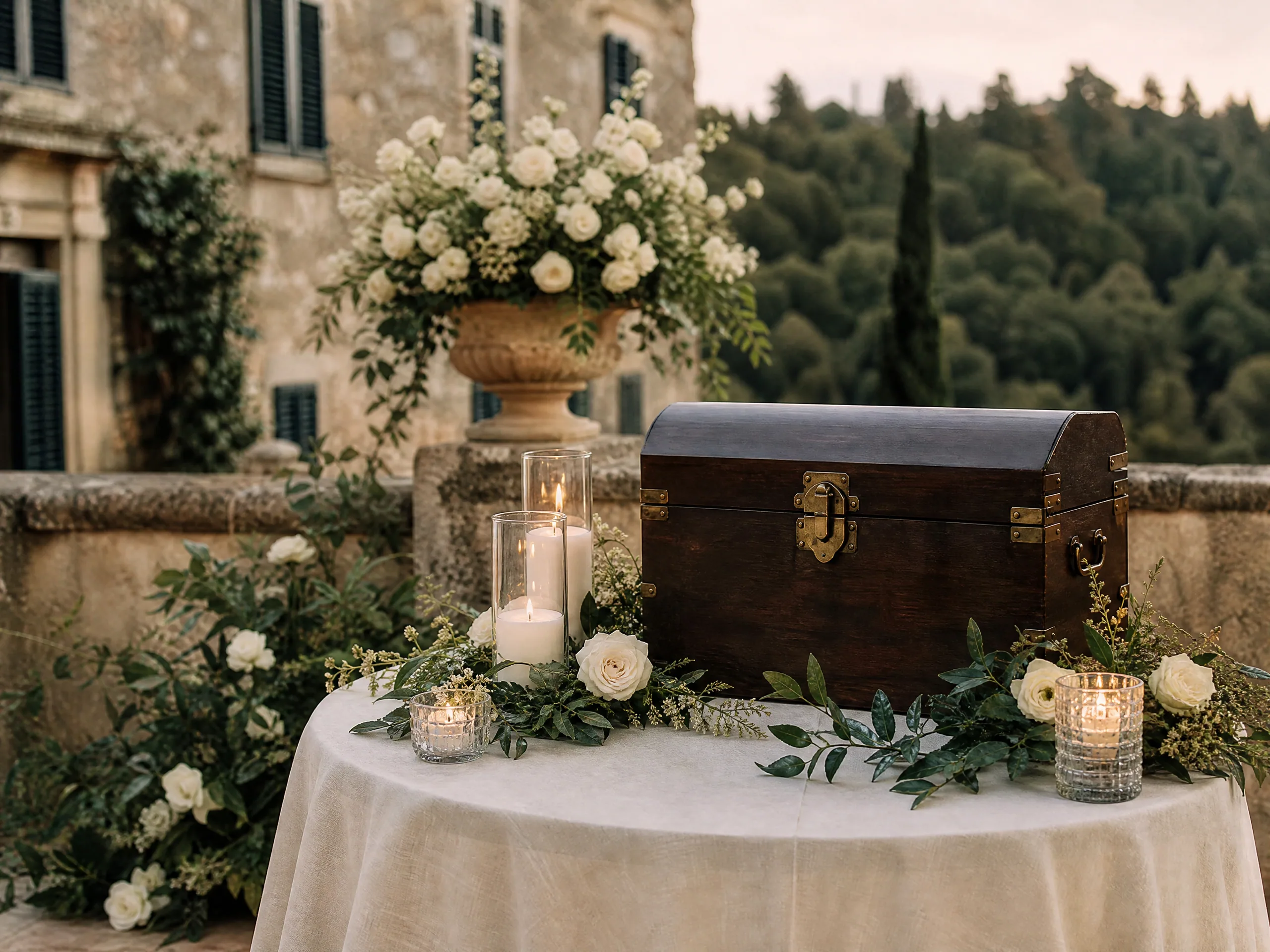 Wedding reception detail: Create a Labeled Gift Collection Point