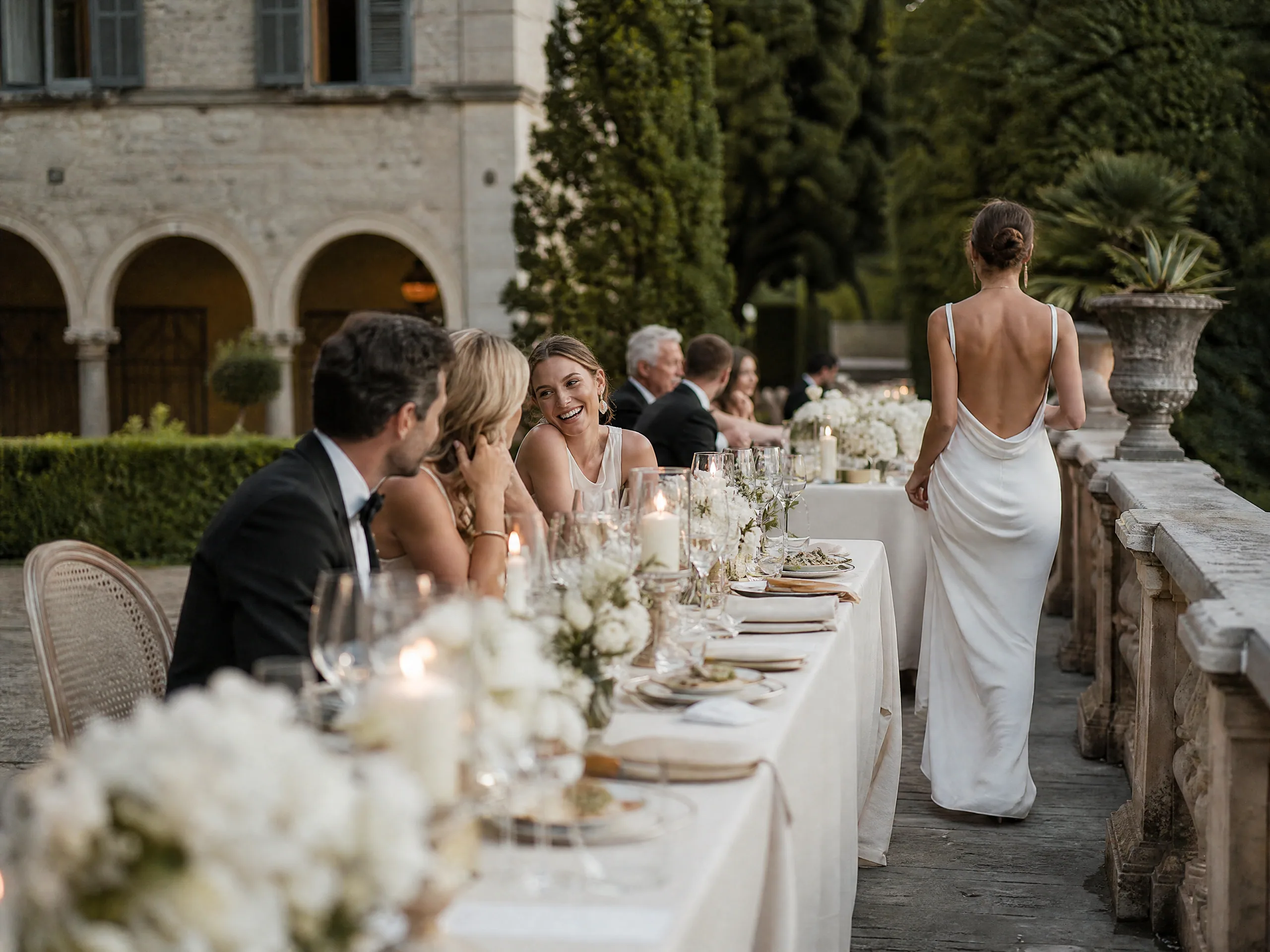 Wedding reception detail: Budget real time for luggage and platform exits