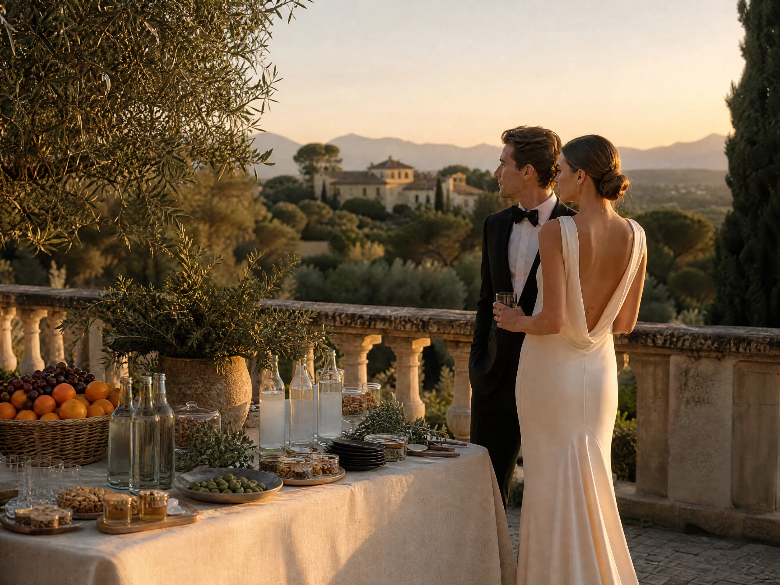 Destination wedding in Spain: Design hydration, caffeine, and quiet food like a production department