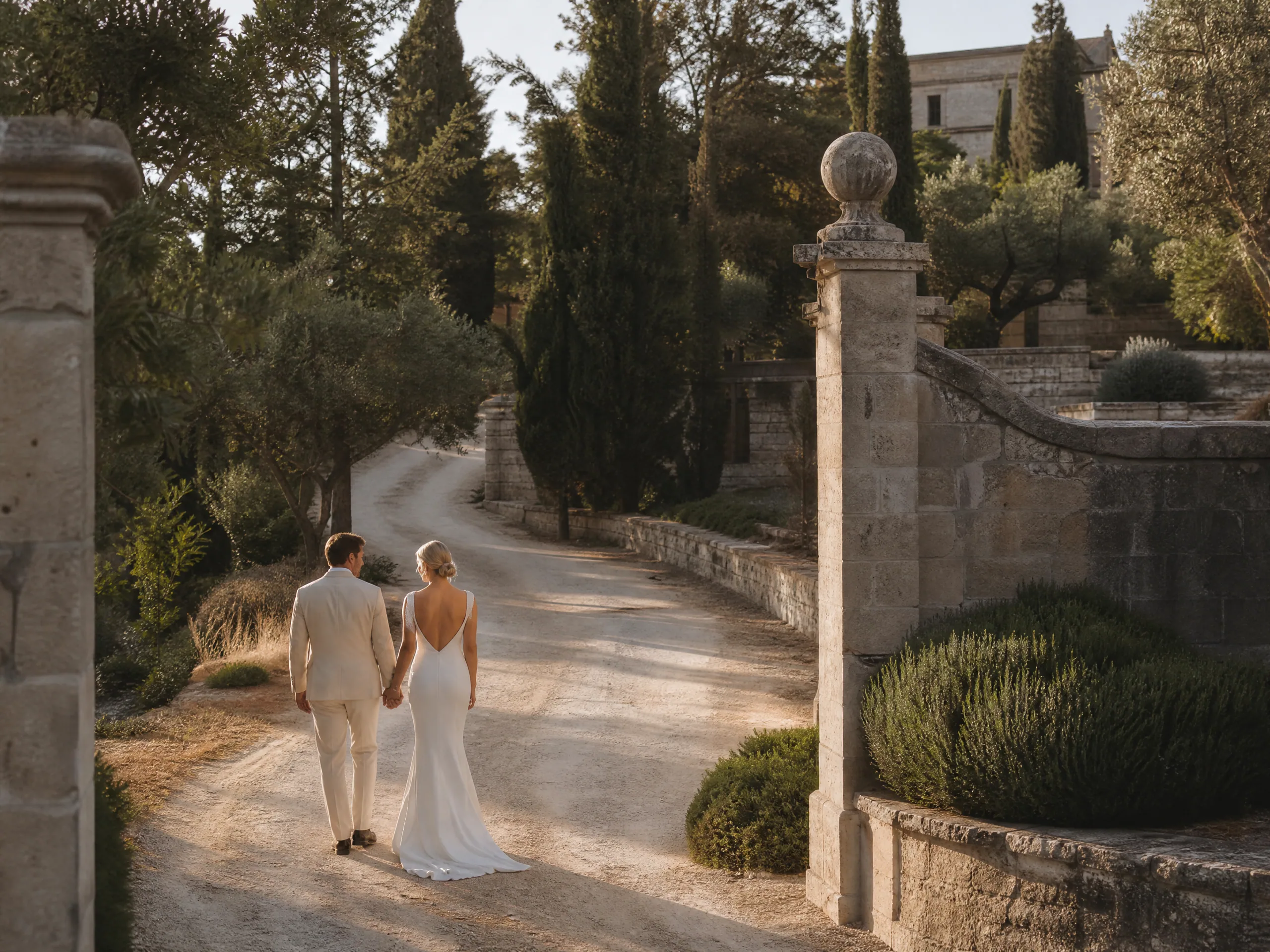 Destination wedding in Spain: Protect the shared access road like a guest pathway