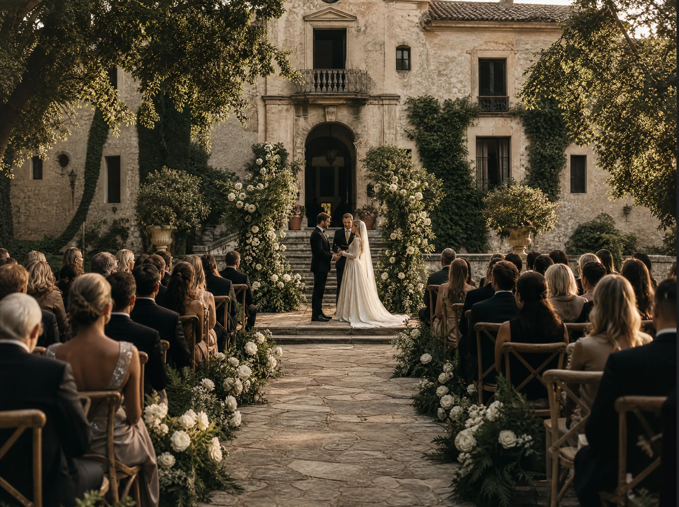 Wedding ceremony in Spain: Decide how codes, buzzers, and paper lists will work