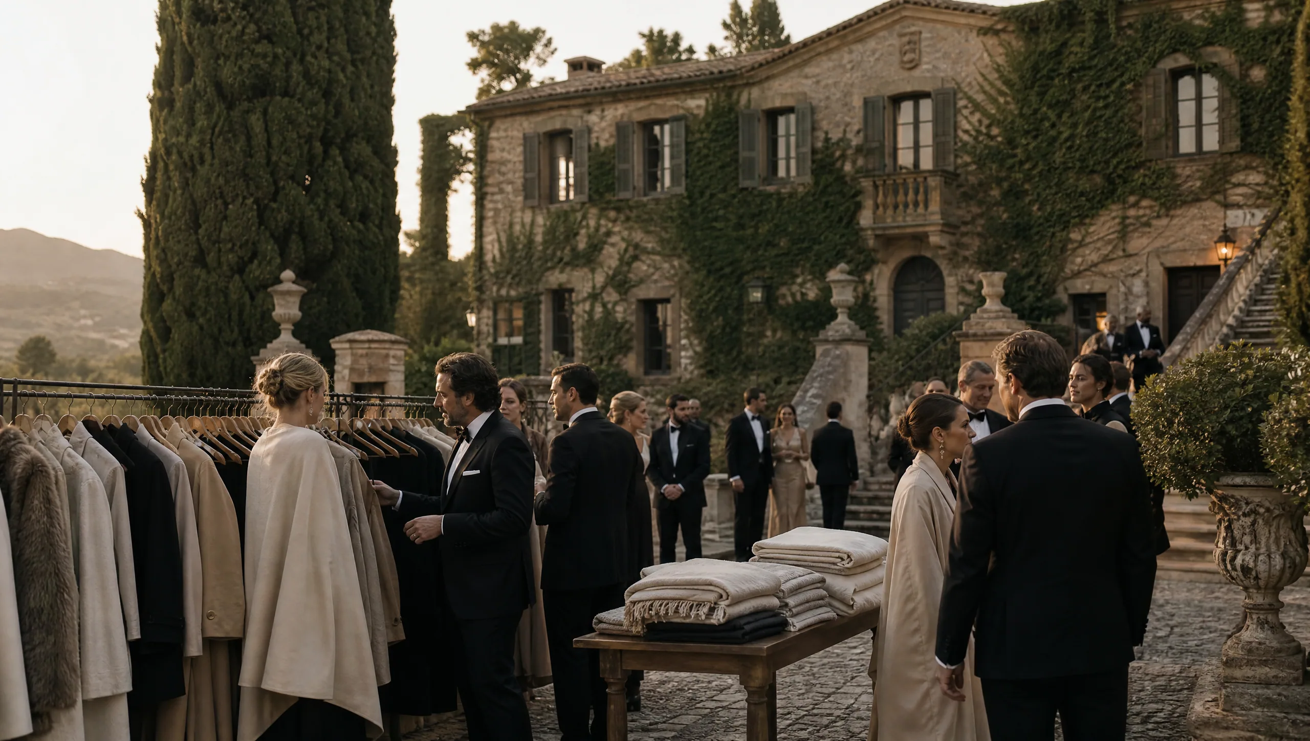 Guest Coat Check and Evening Wrap Logistics for Destination Weddings in Spain
