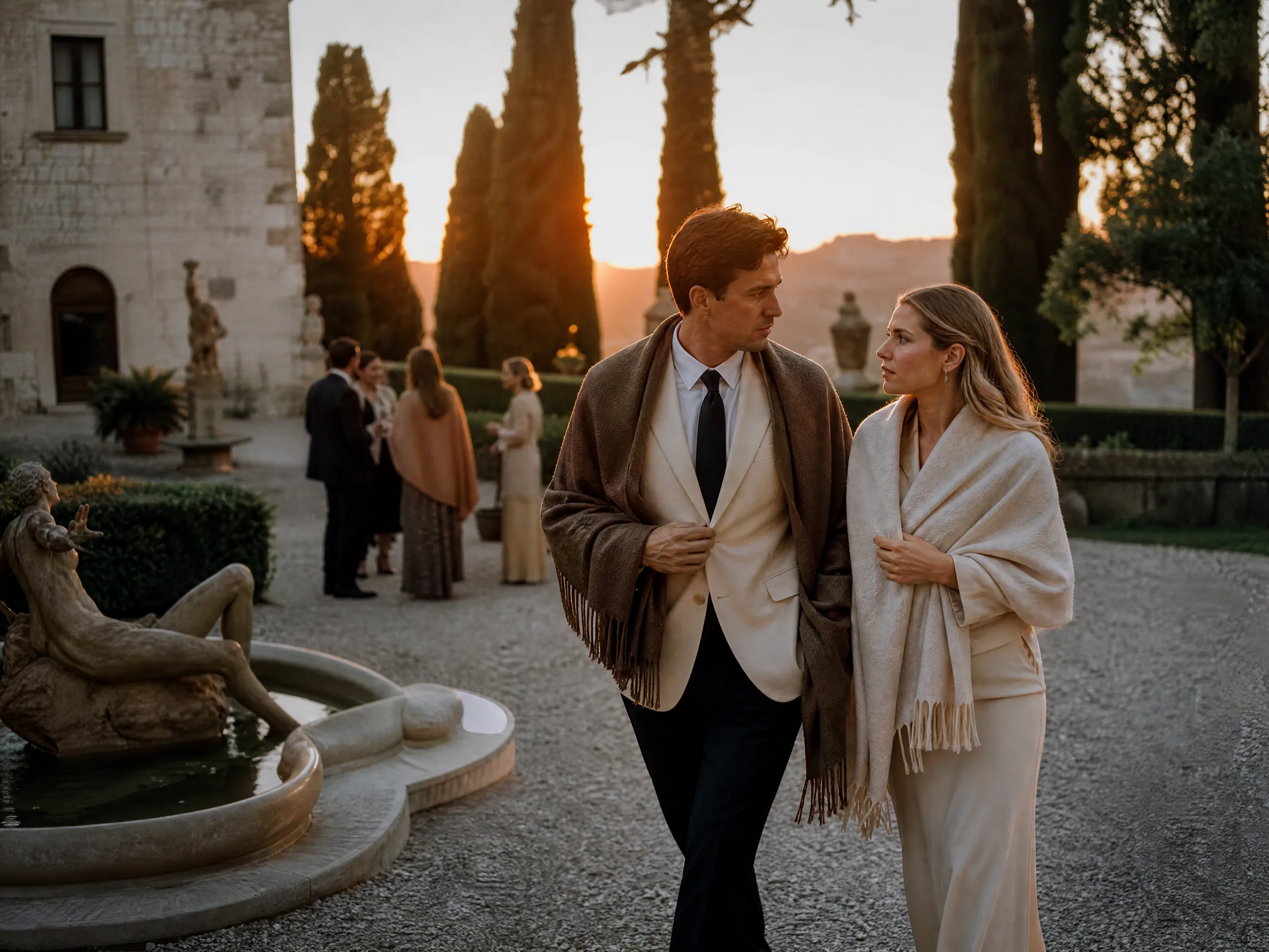 Destination wedding editorial: Why Evening Temperature Swings Catch Destination Guests Off Guard