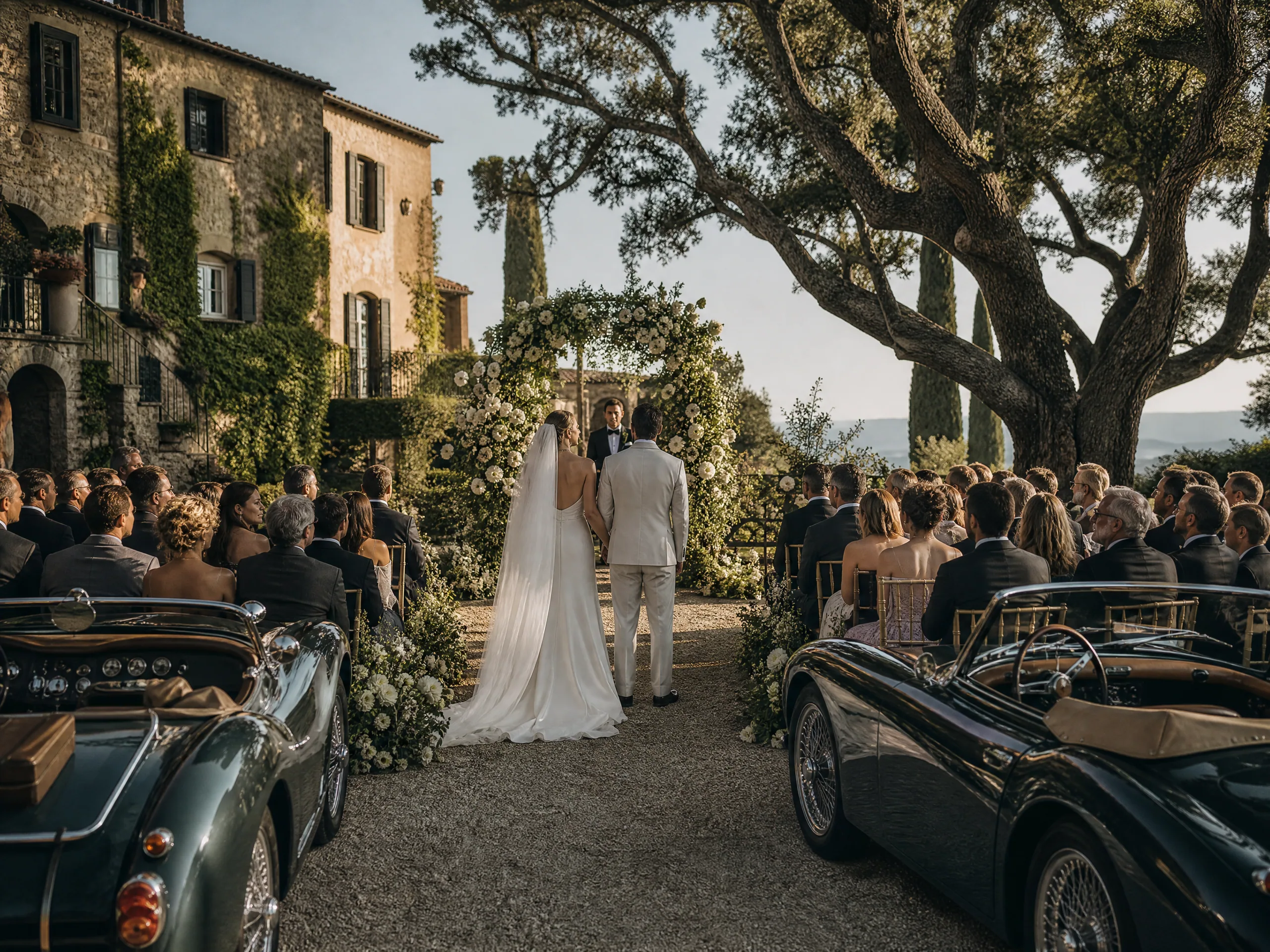 Wedding ceremony in Spain: Choose cars that fit Spanish wedding geography