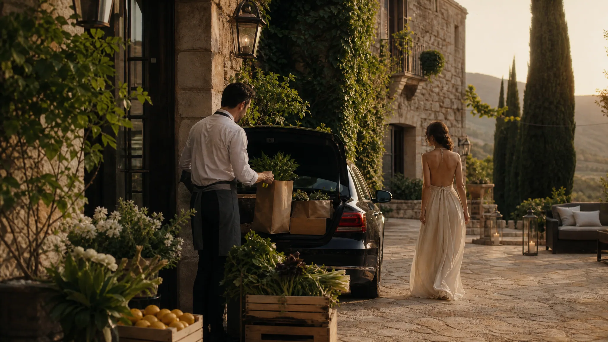 Guest Grocery Delivery and Villa Kitchen Stocking for Destination Wedding Weekends in Spain