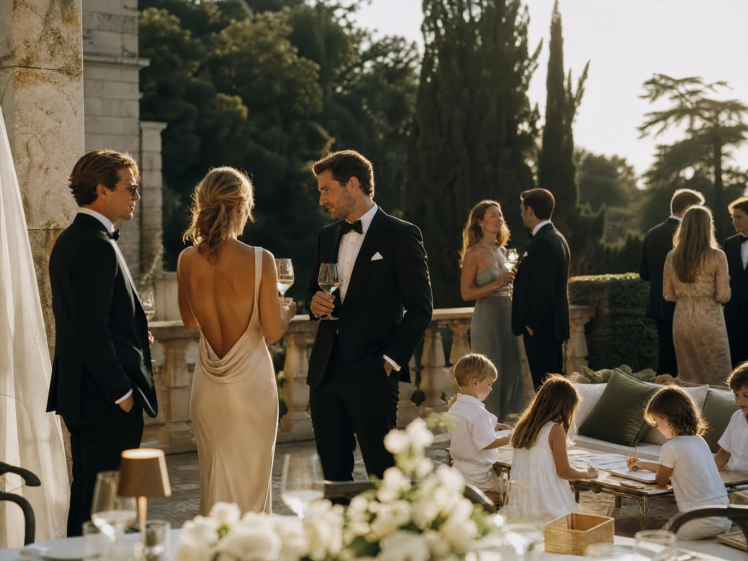 Wedding reception detail: Separate kids’ pool hours from adult hangout time