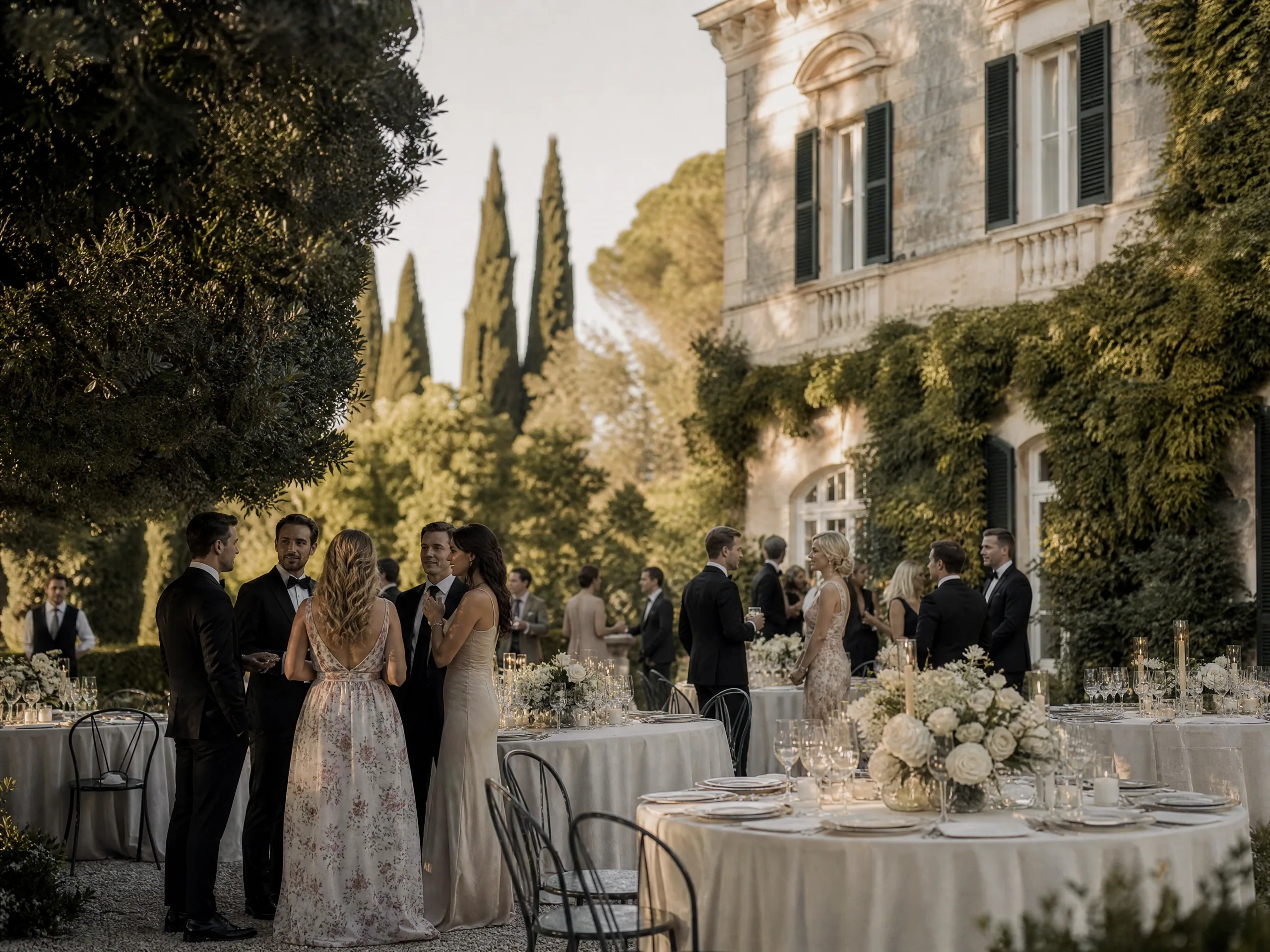 Luxury wedding detail: Split groups by job, not by personality