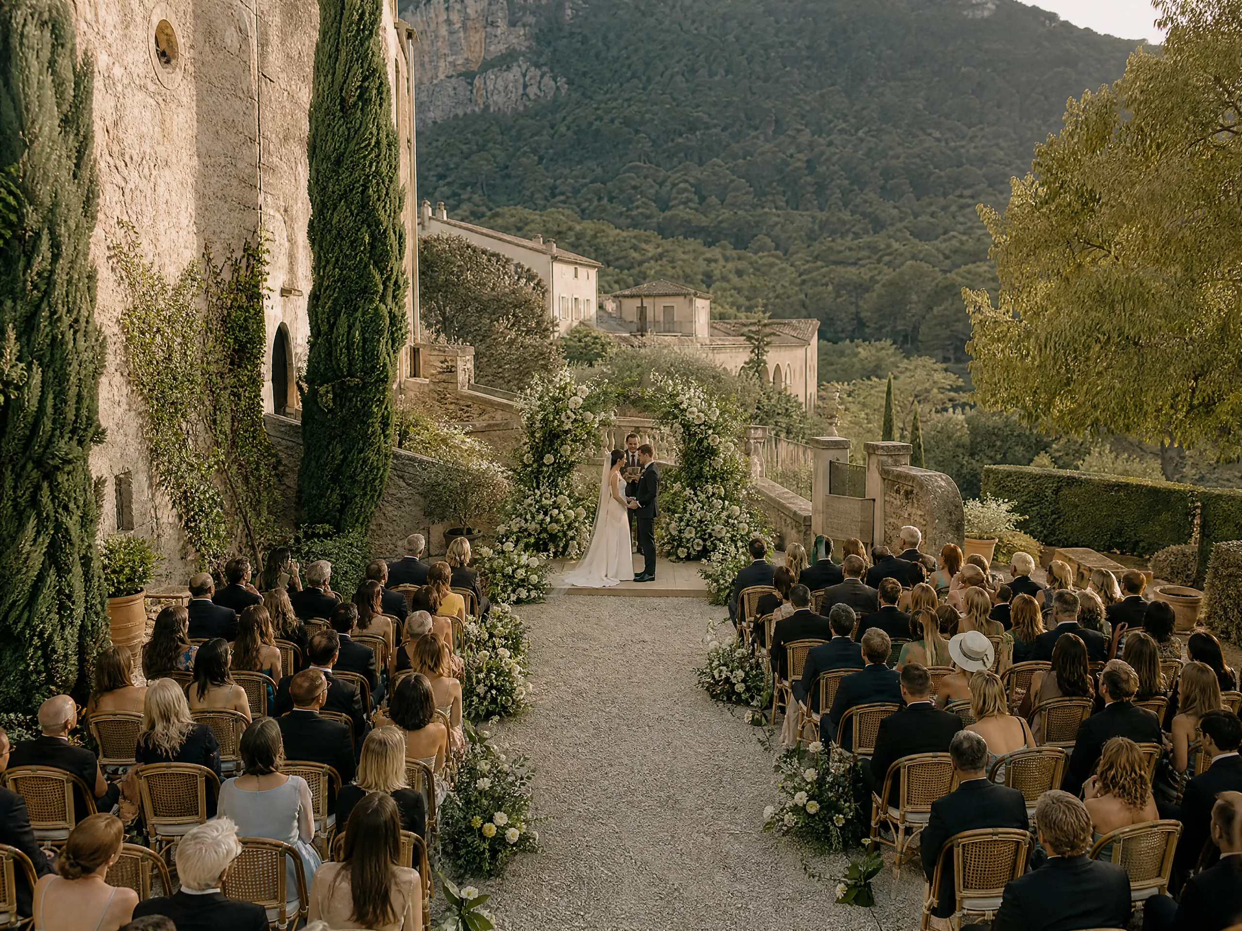 Wedding ceremony in Spain: Decide shared shuttles vs private cars by cluster