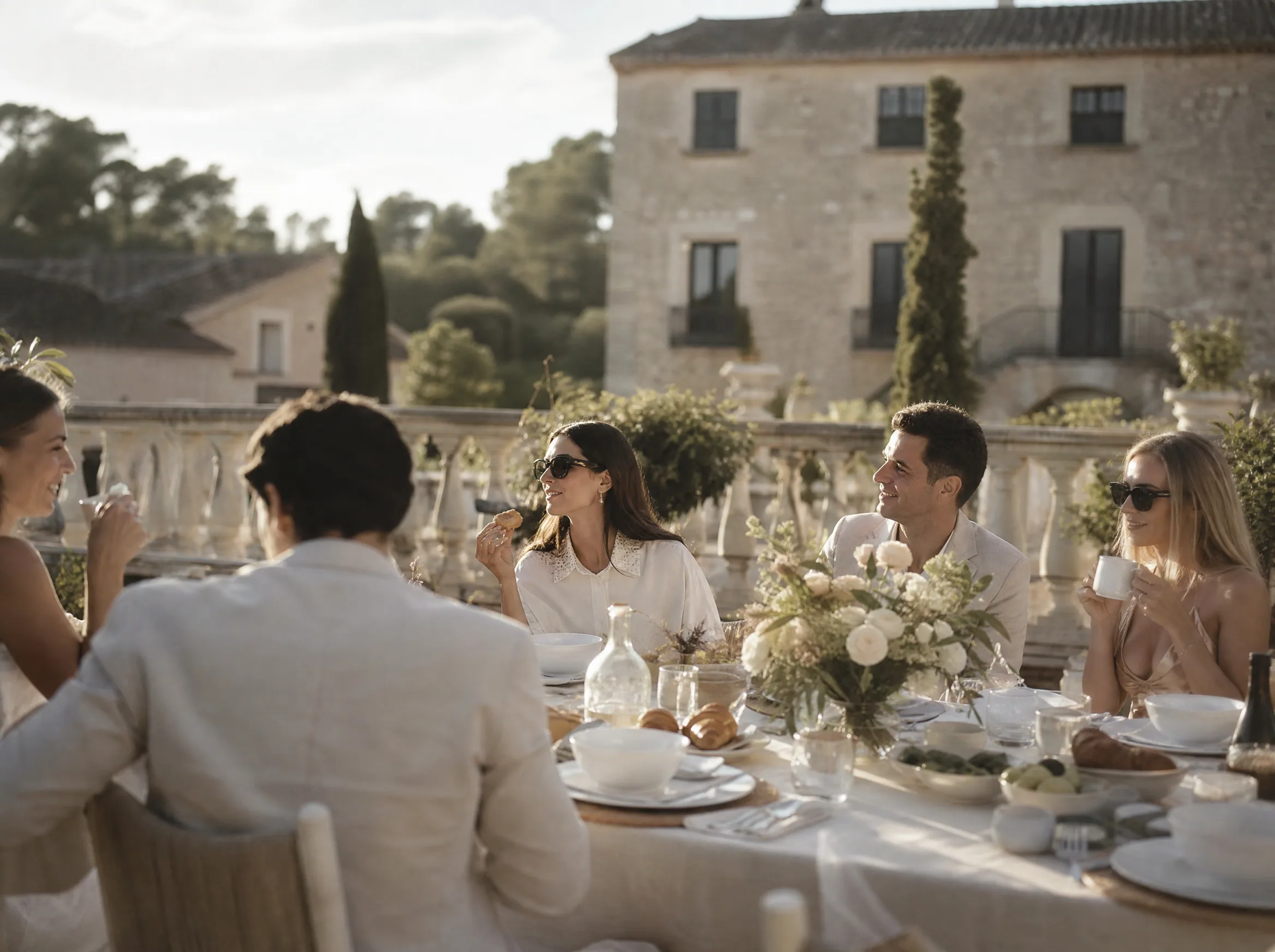 Destination wedding editorial: Decide brunch format before you book flights