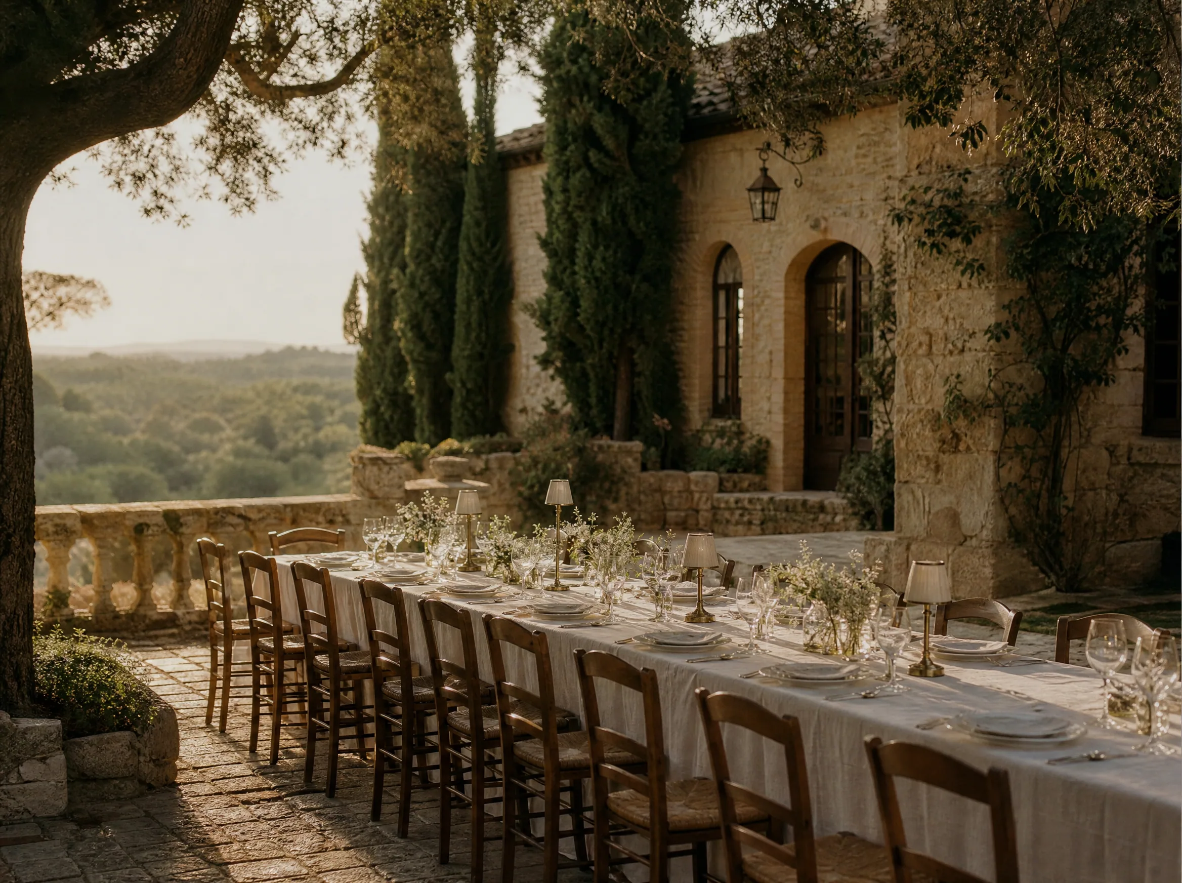 Luxury wedding detail: Reserve large Spanish restaurant tables weeks ahead