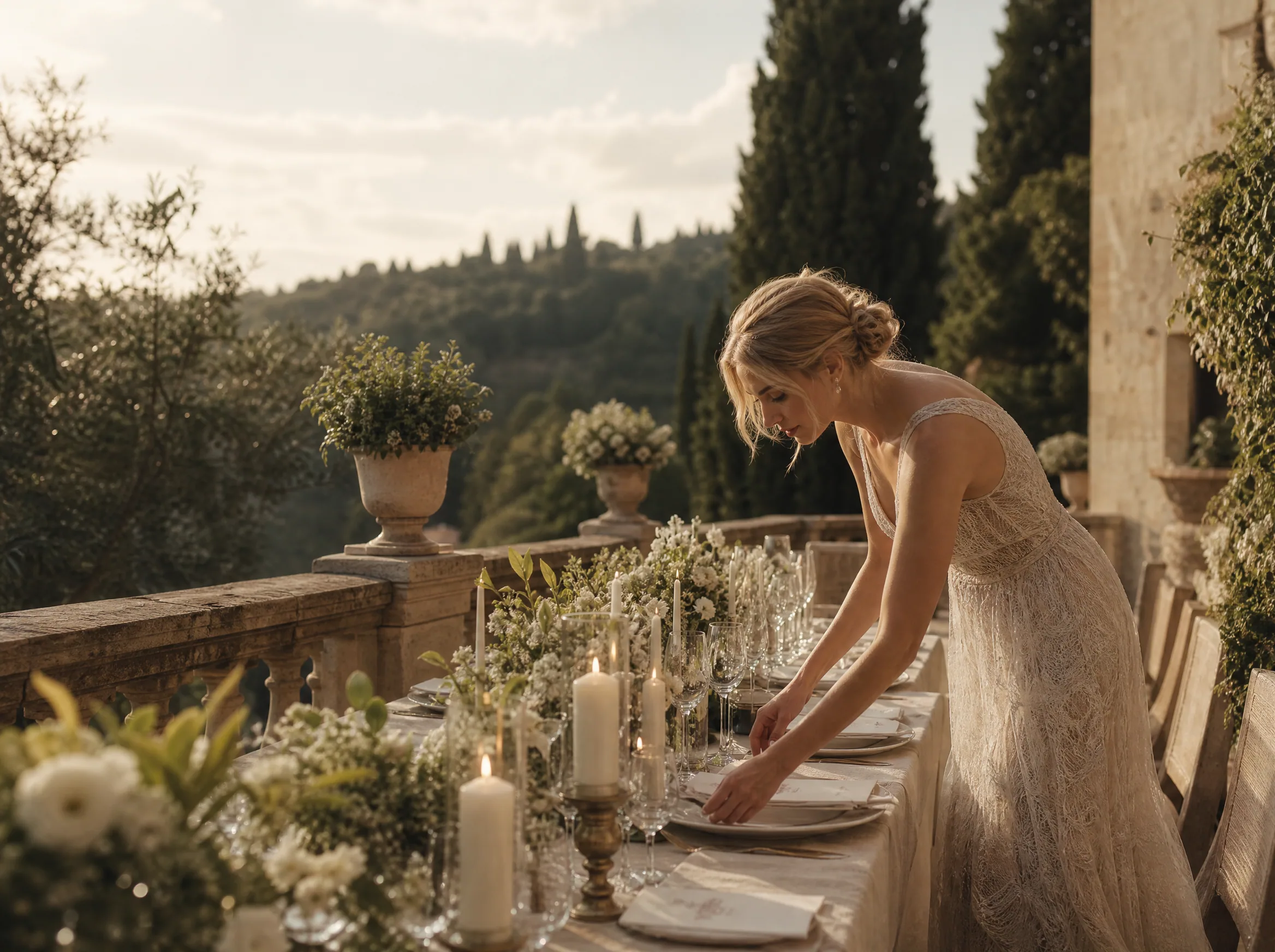 Wedding reception detail: Confirm hotel and villa delivery rules before you order