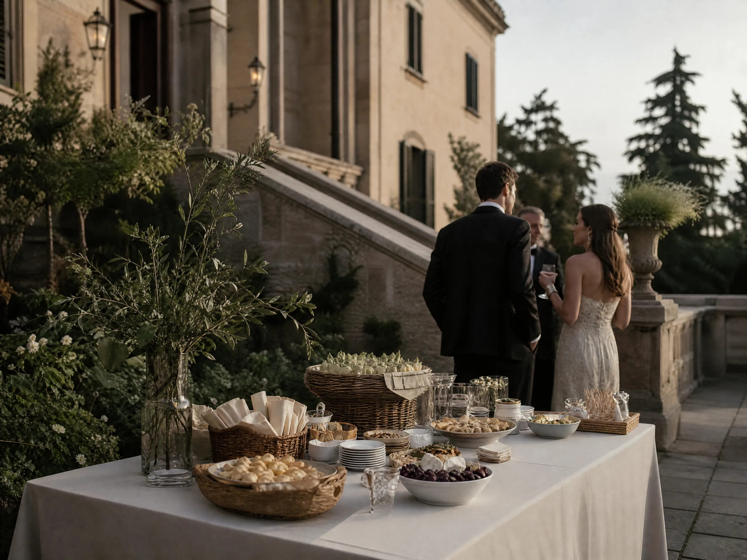 Wedding reception detail: Logistics: Setting Up Snack Stations at Your Venue