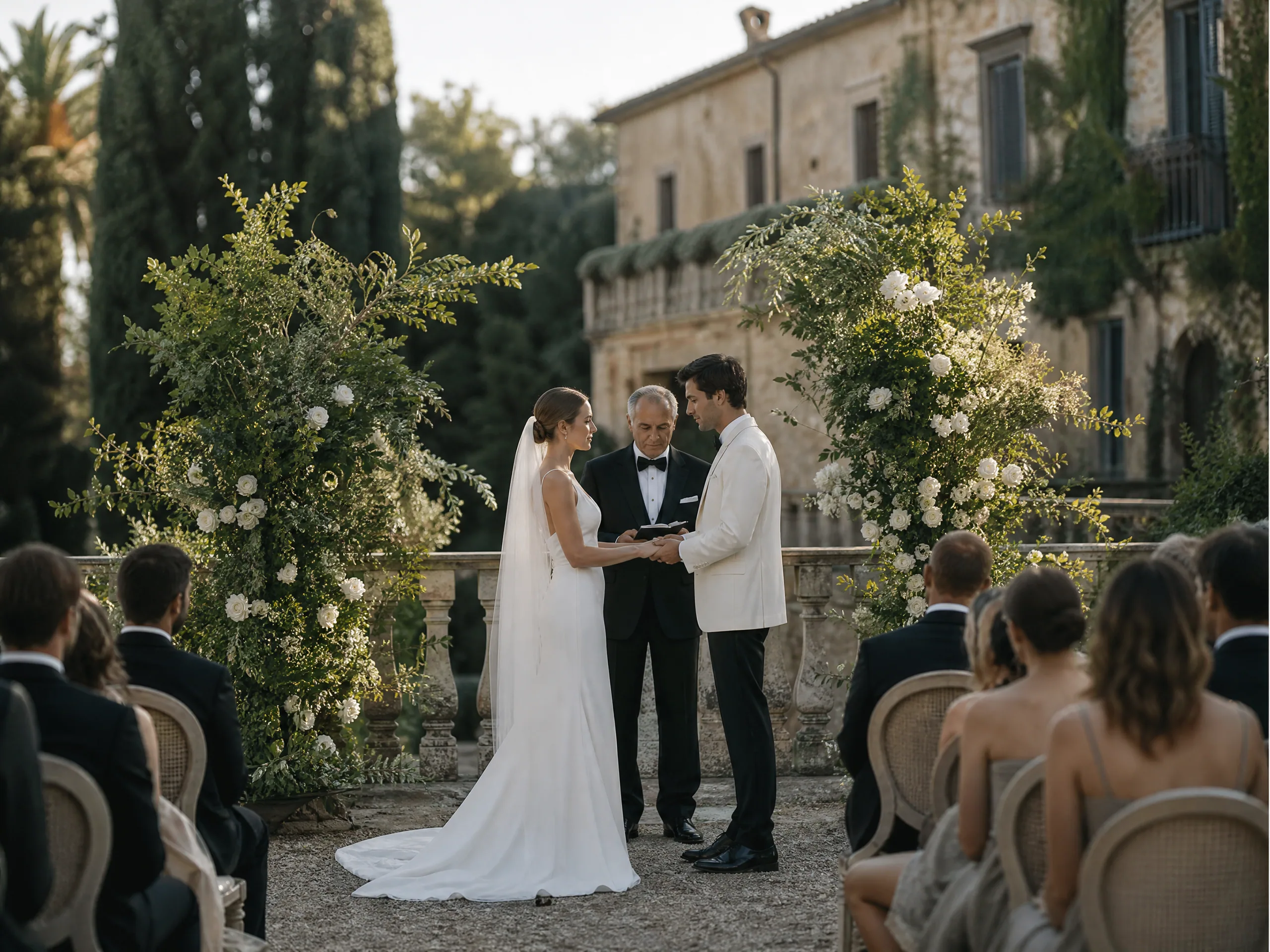 Wedding ceremony in Spain: Book early and confirm bilingual menu and dietary needs