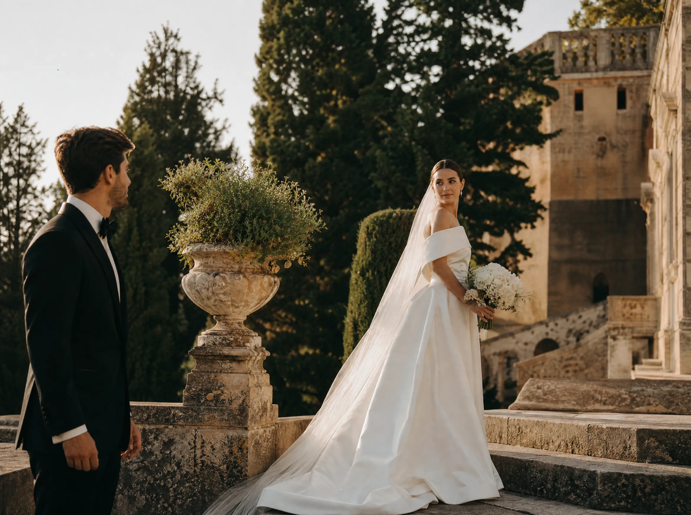 Destination wedding editorial: Understanding Black-Tie Dress Codes for Weddings