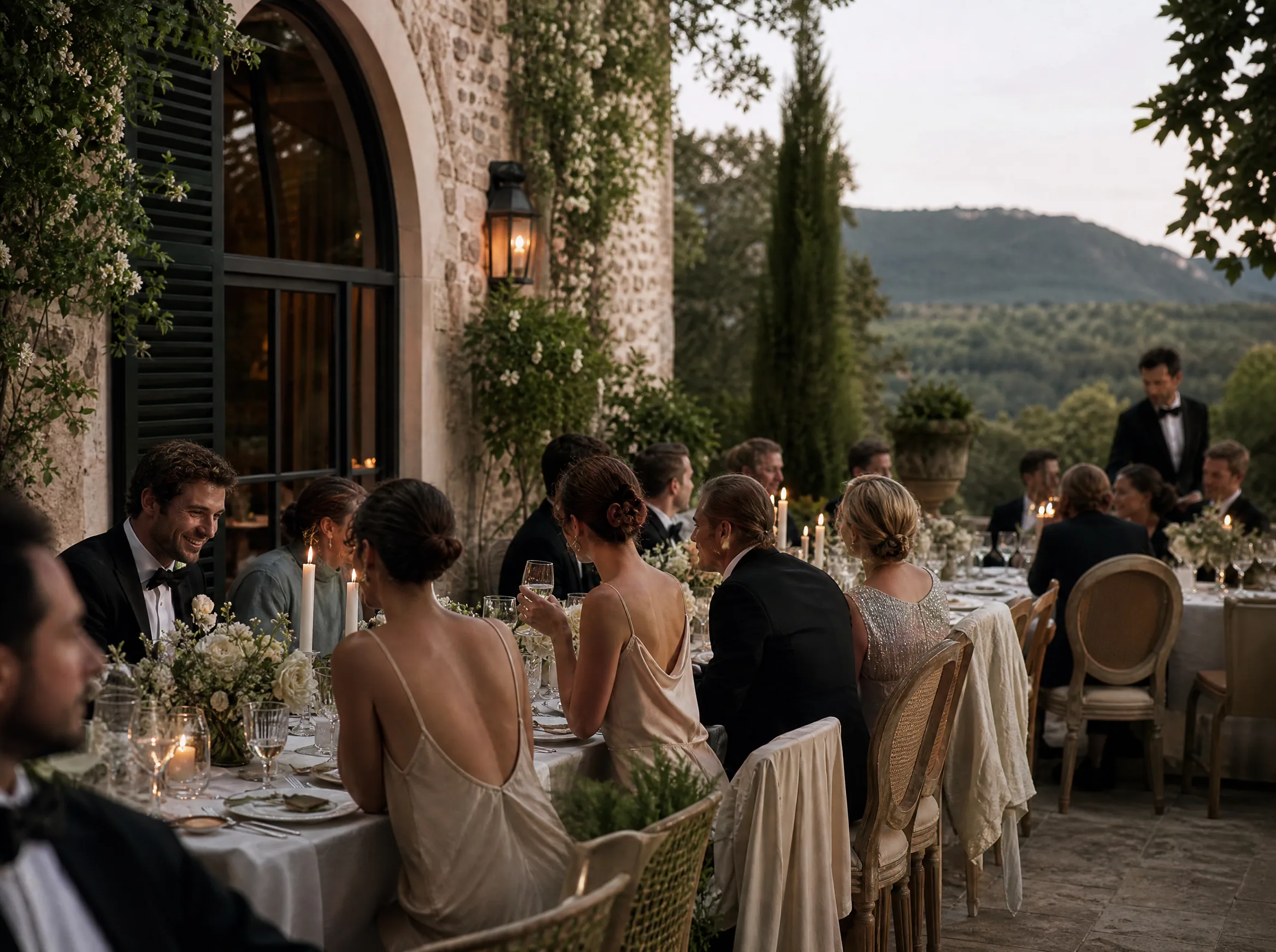 Wedding reception detail: Seasonal Considerations for Wedding Attire in Spain