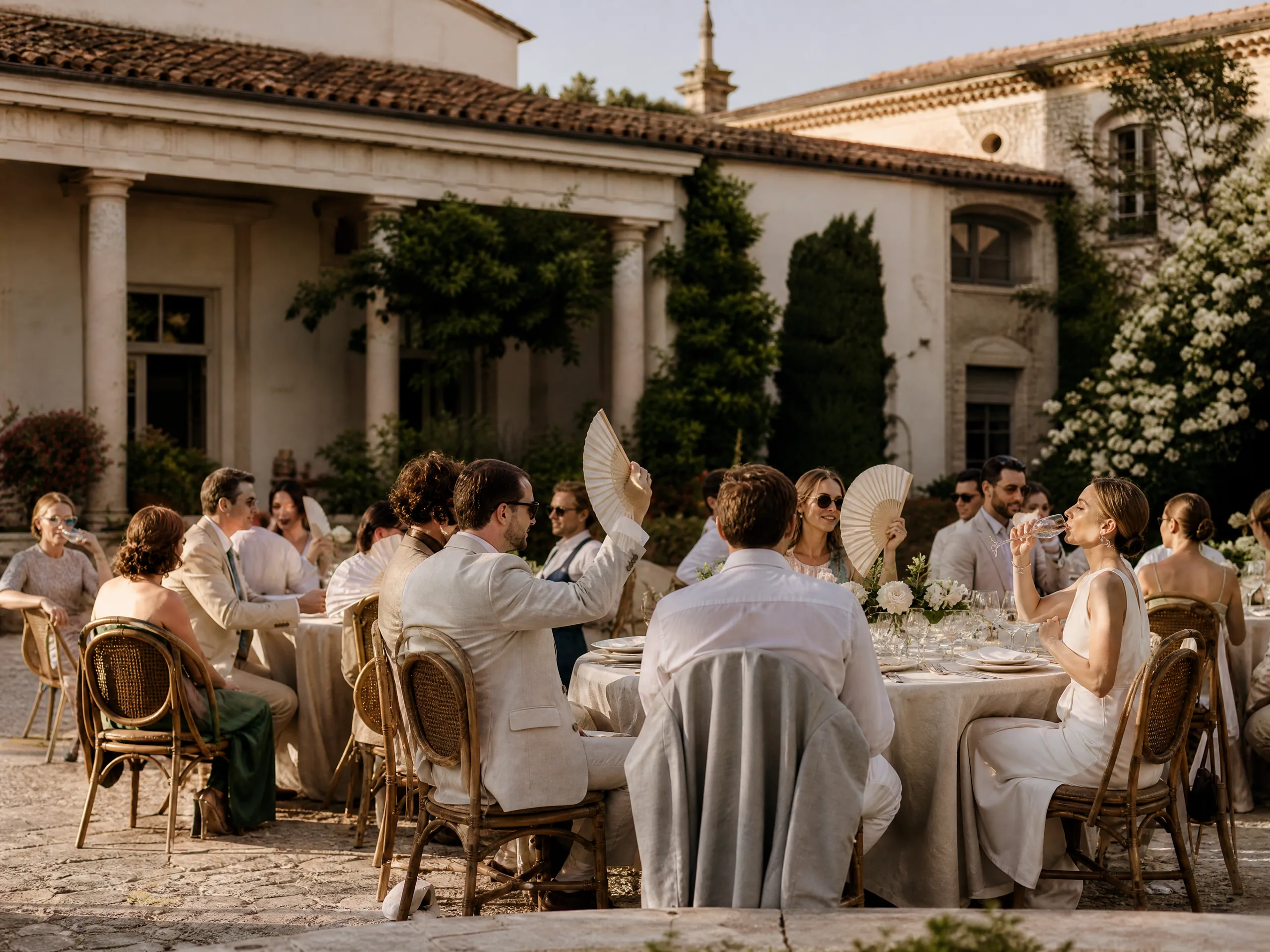 Destination wedding editorial: Why heat relief belongs in the guest plan, not the day-of scramble